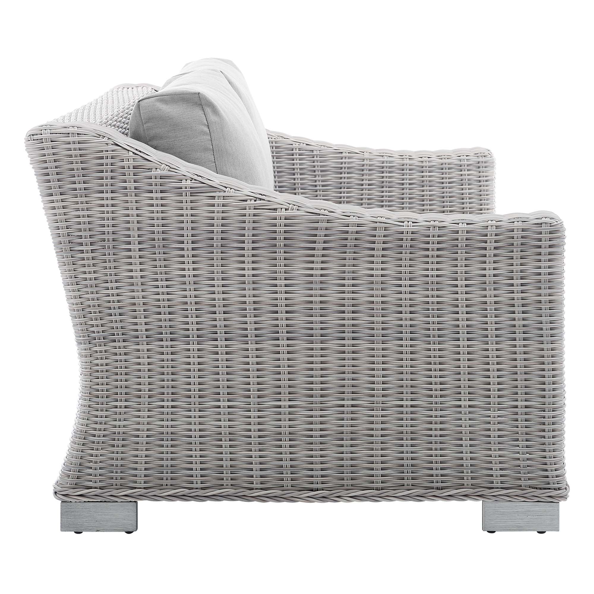 Modway Conway Sunbrella® Outdoor Patio Wicker Rattan Loveseat