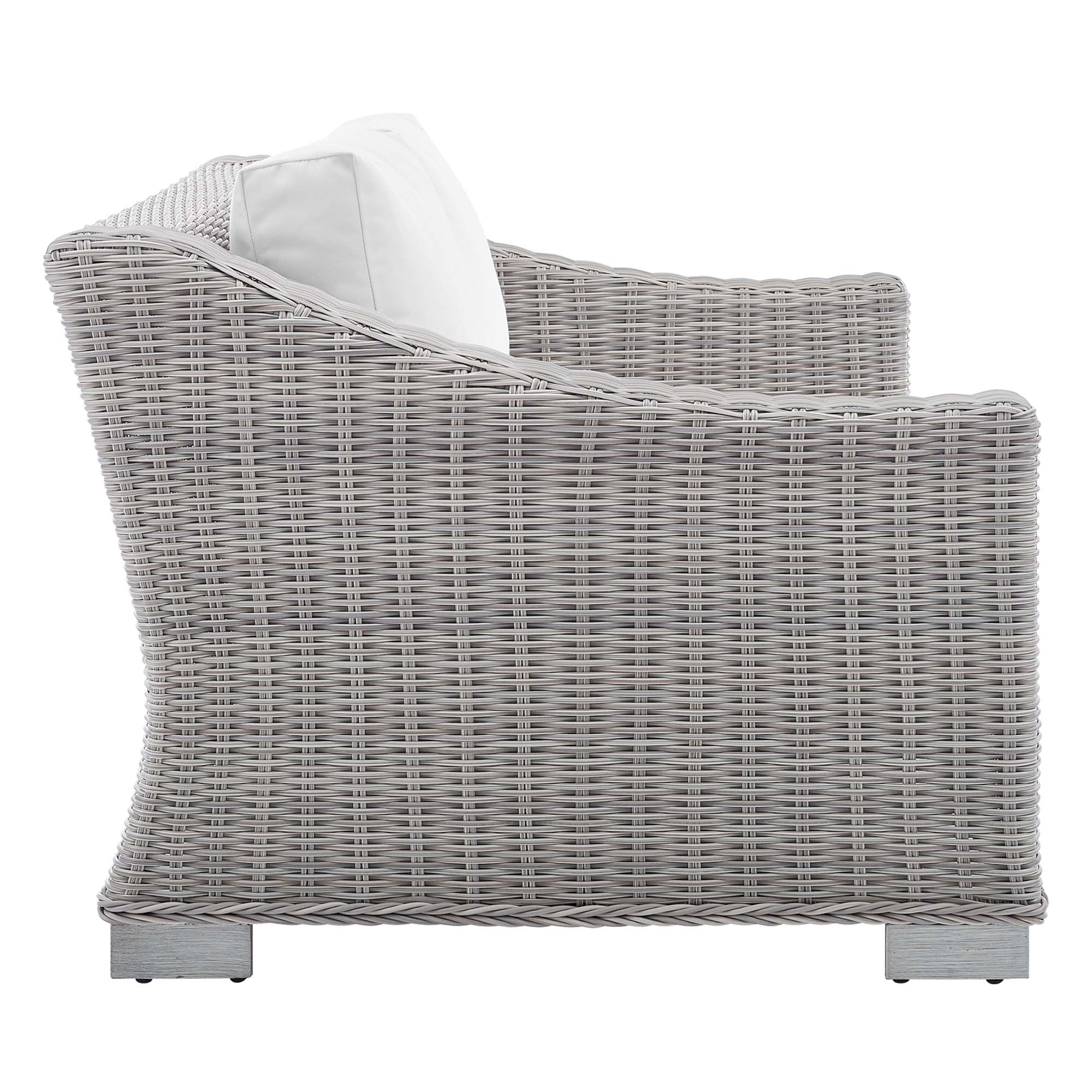 Modway Conway Sunbrella® Outdoor Patio Wicker Rattan Loveseat
