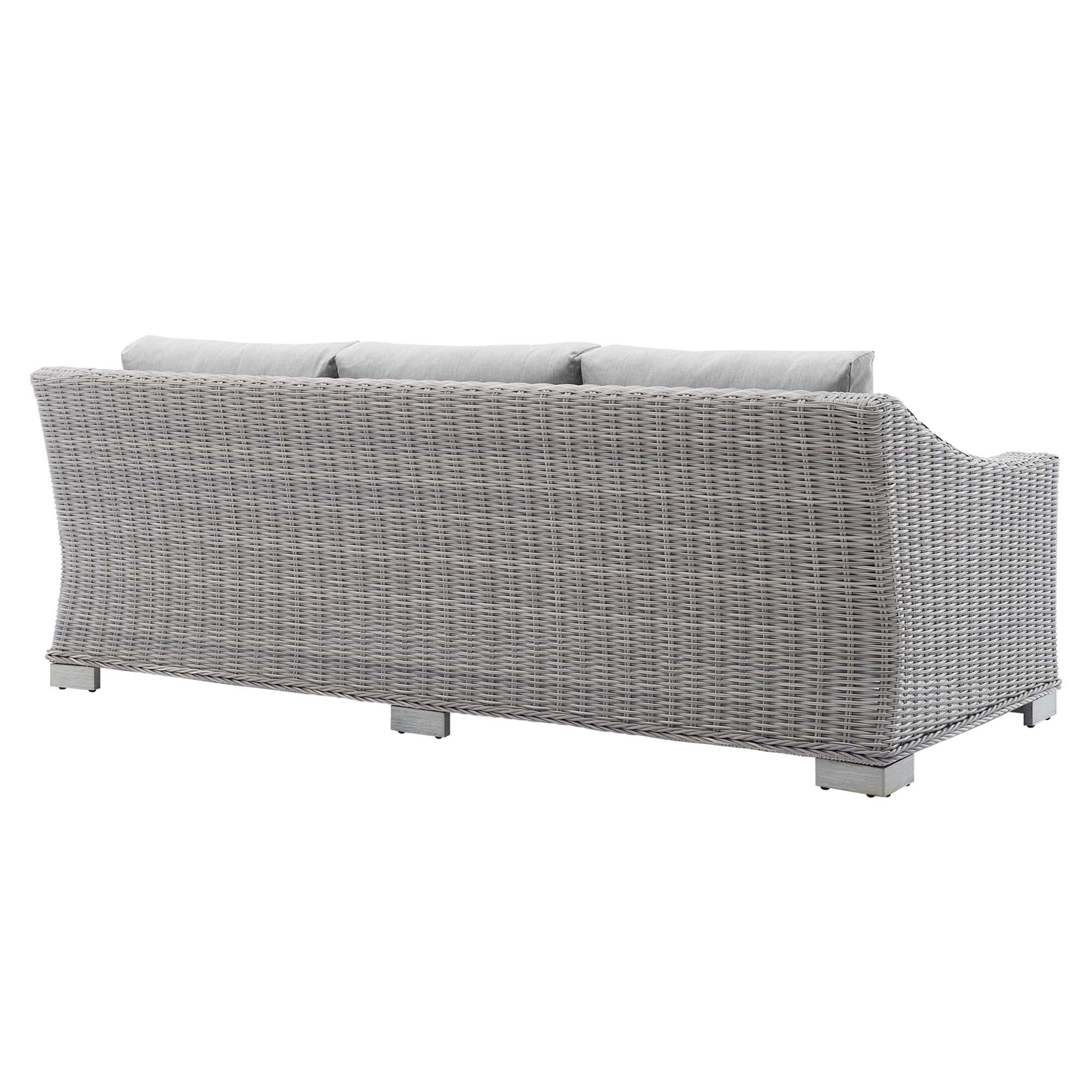 Modway Conway Sunbrella® Outdoor Patio Wicker Rattan Sofa