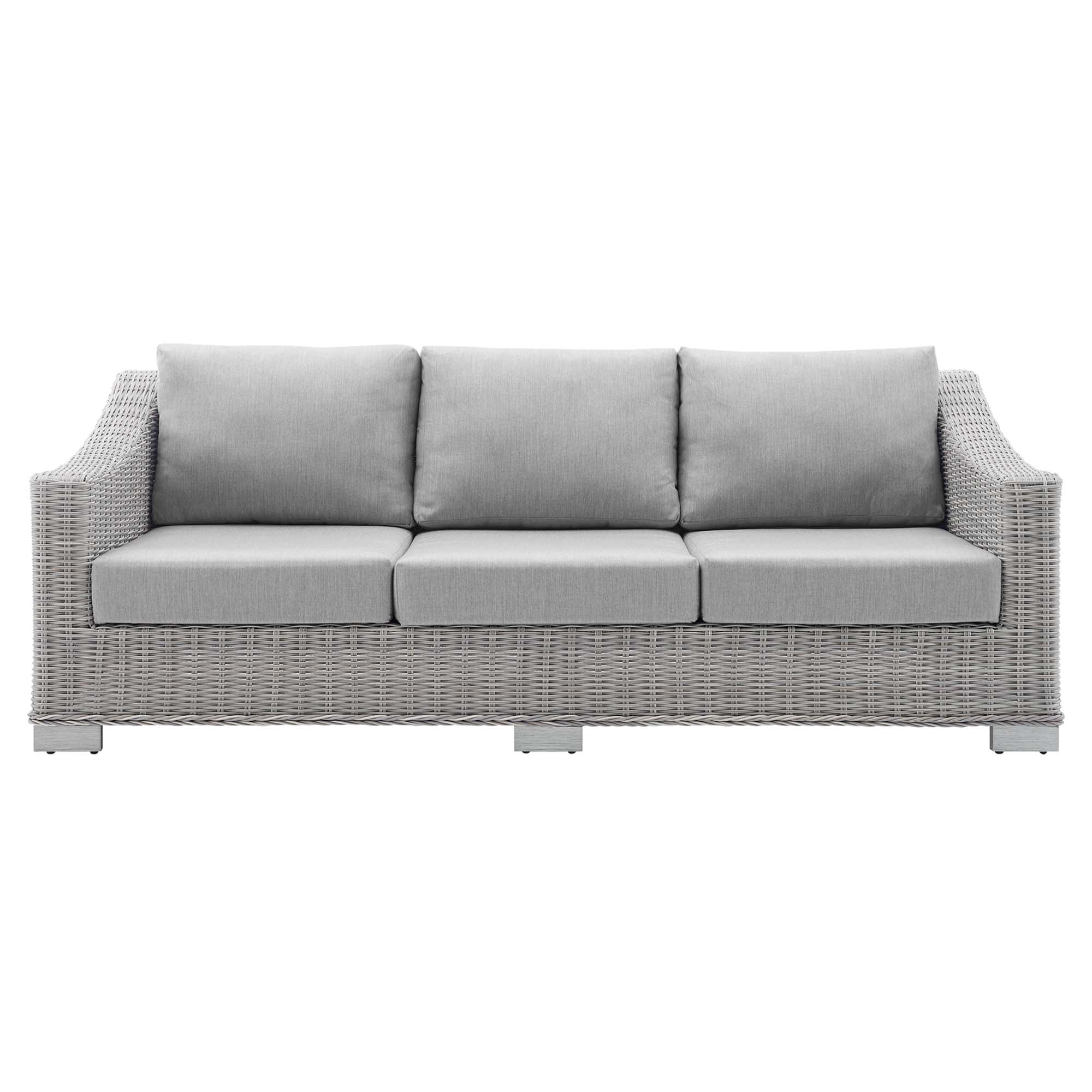 Modway Conway Sunbrella® Outdoor Patio Wicker Rattan Sofa