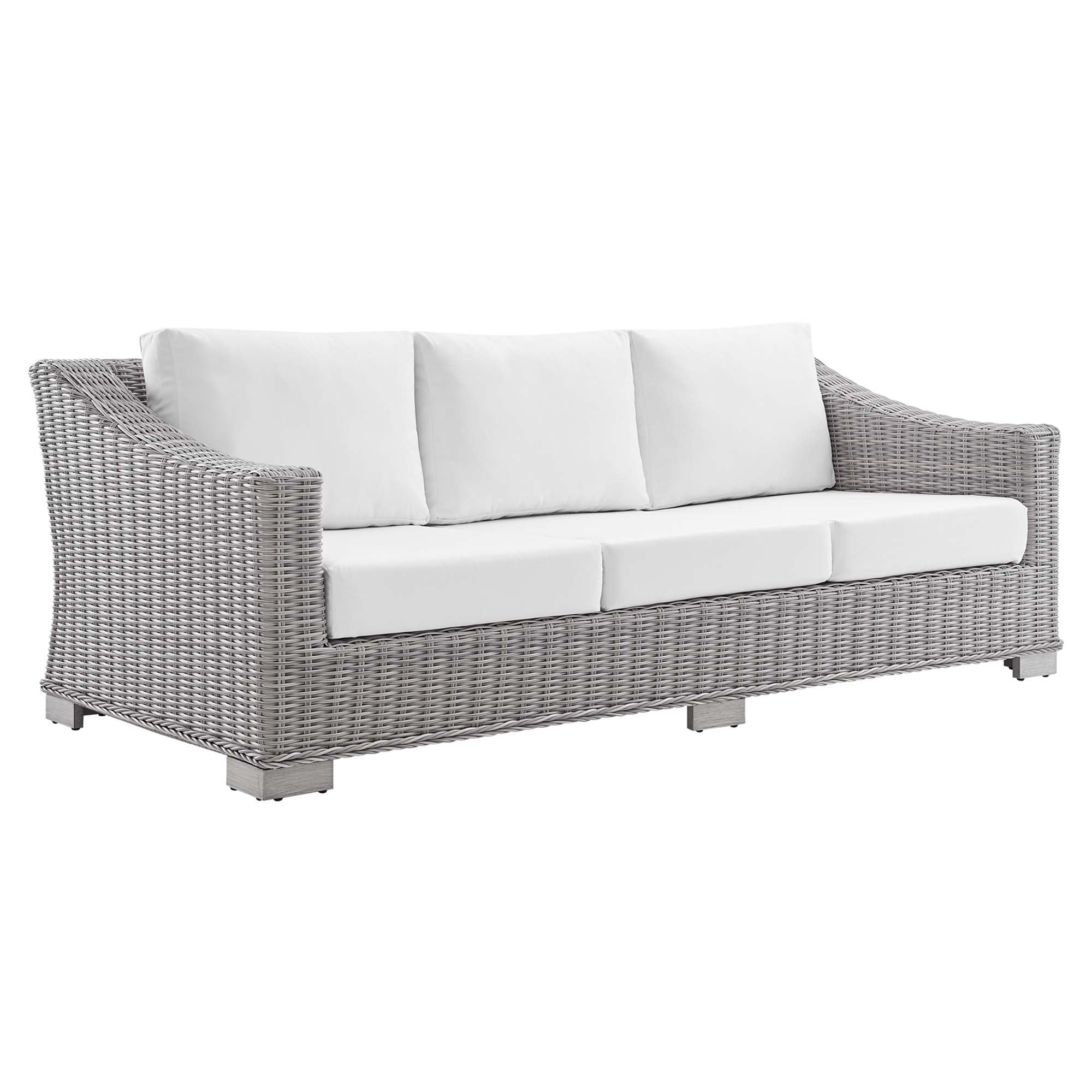 Modway Conway Sunbrella® Outdoor Patio Wicker Rattan Sofa