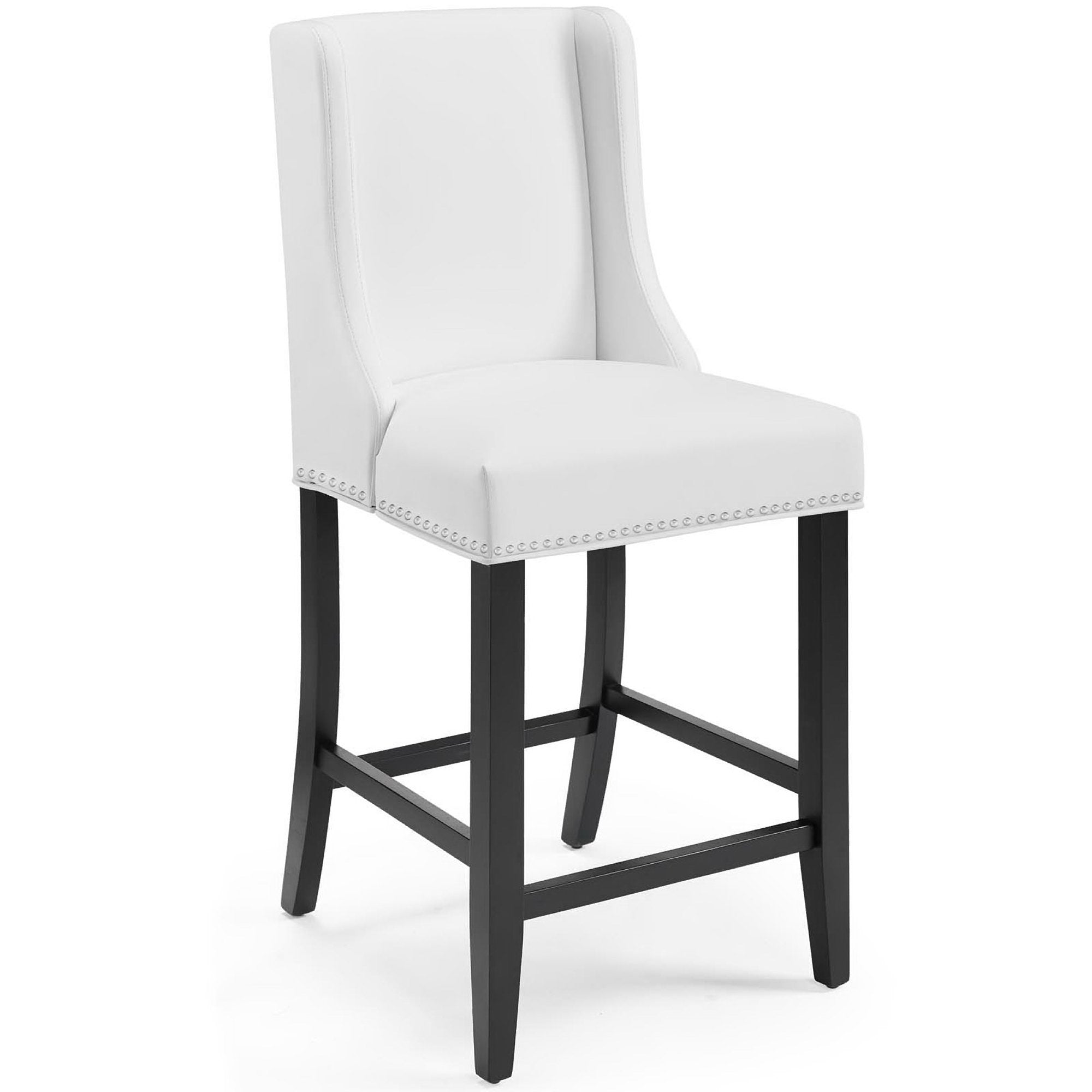 Modway Baron Faux Leather Counter Stool Set of 2