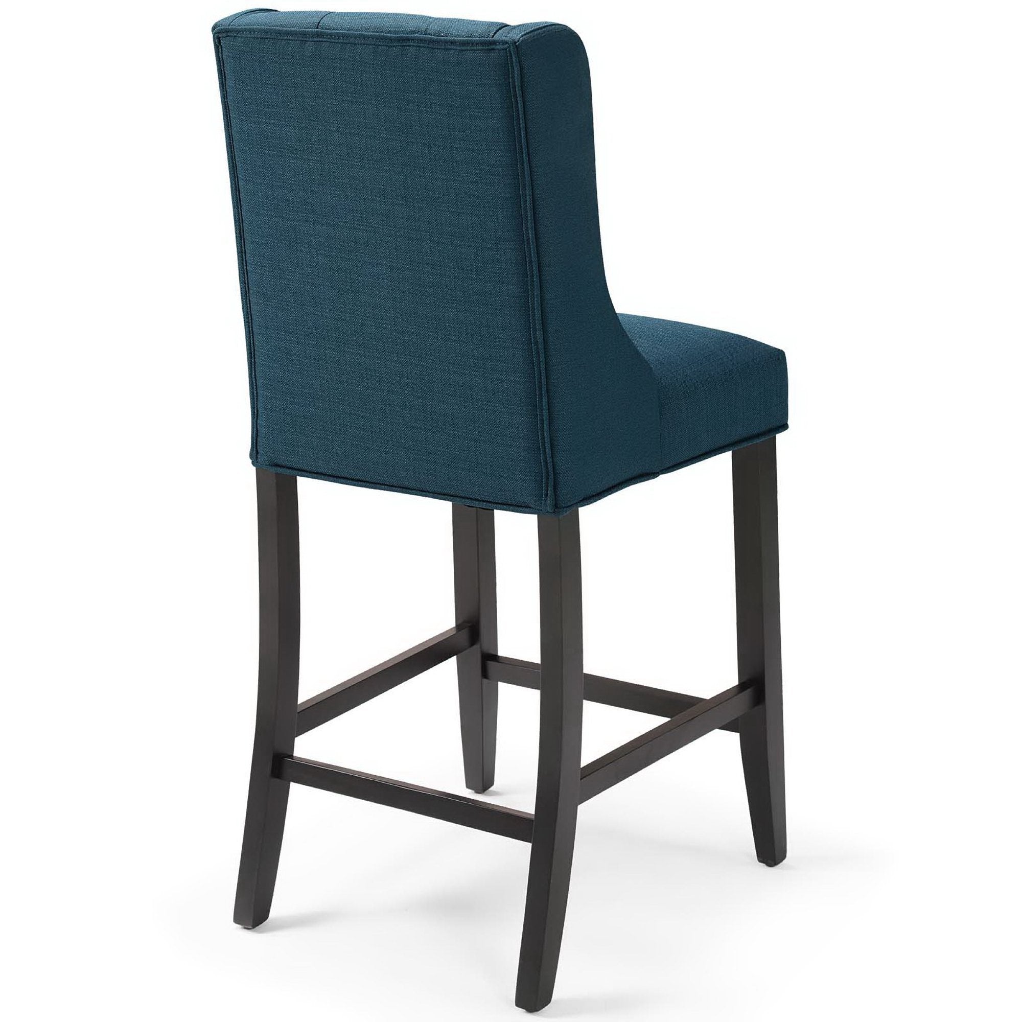 Modway Baronet Upholstered Fabric Counter Bar Stool Set of 2