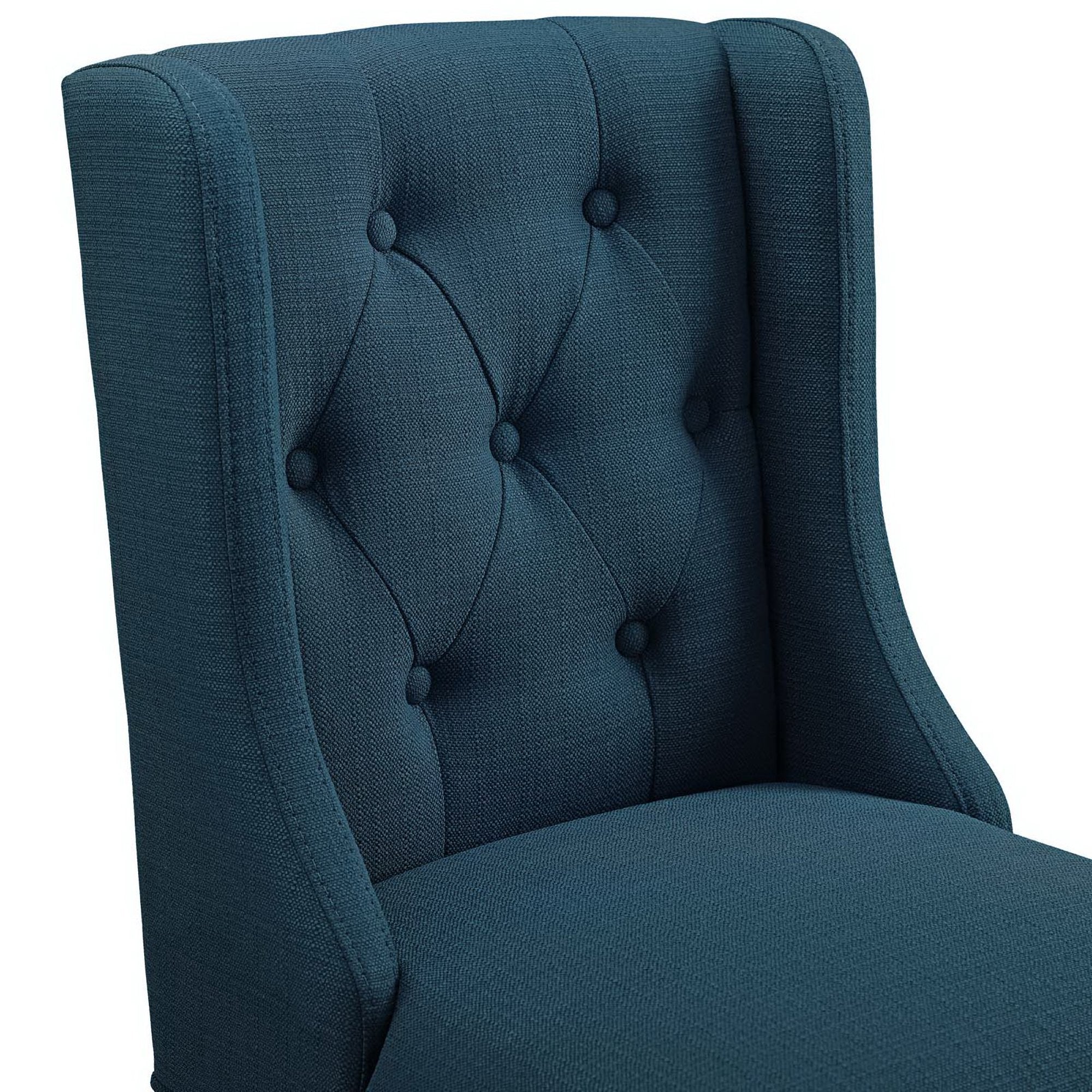 Modway Baronet Upholstered Fabric Counter Bar Stool Set of 2