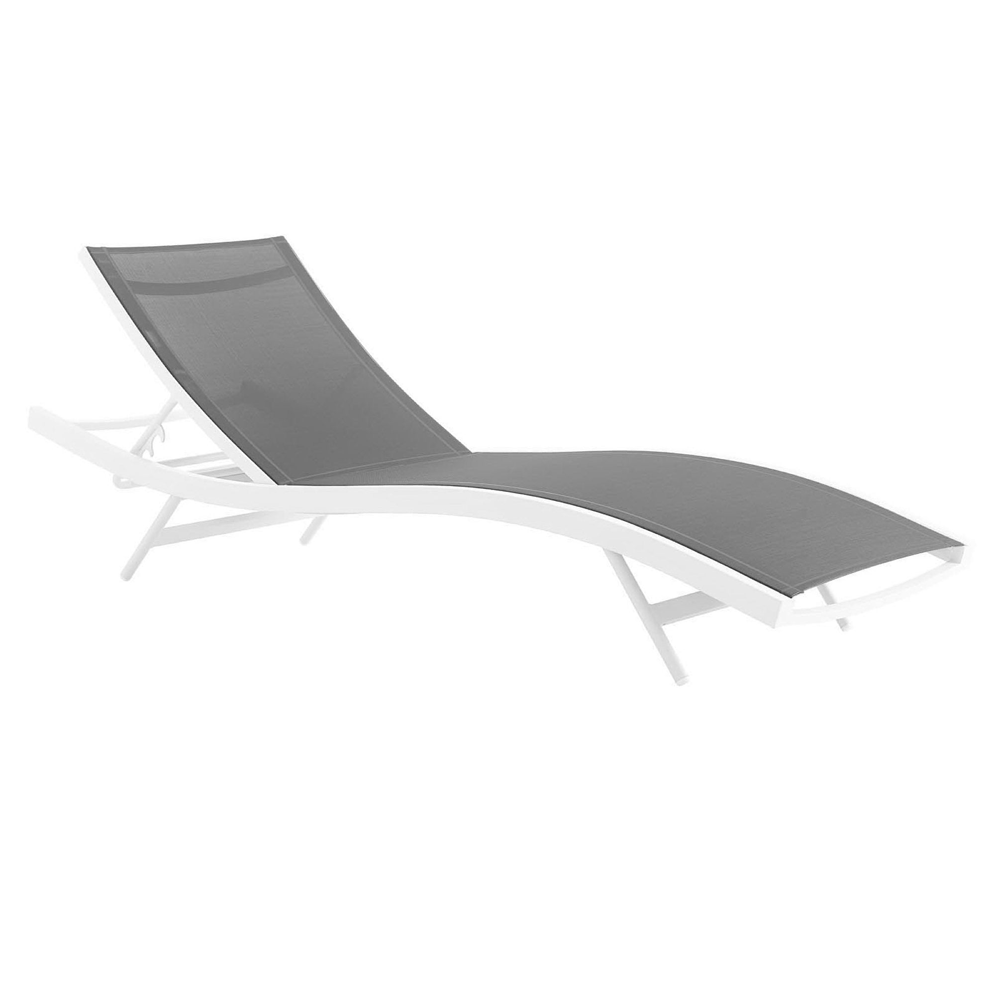 Modway Glimpse Outdoor Patio Mesh Chaise Lounge Set of 2