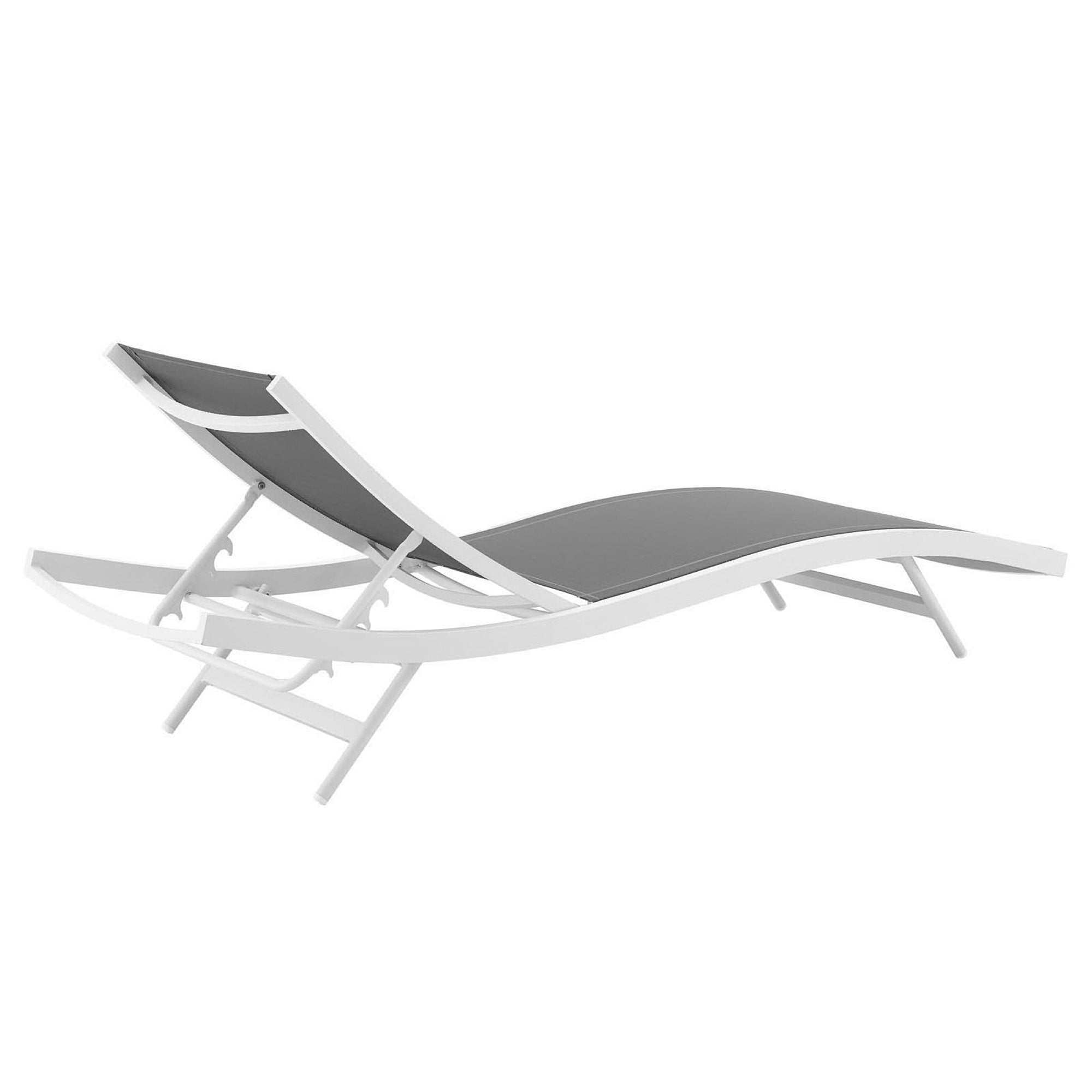 Modway Glimpse Outdoor Patio Mesh Chaise Lounge Set of 2