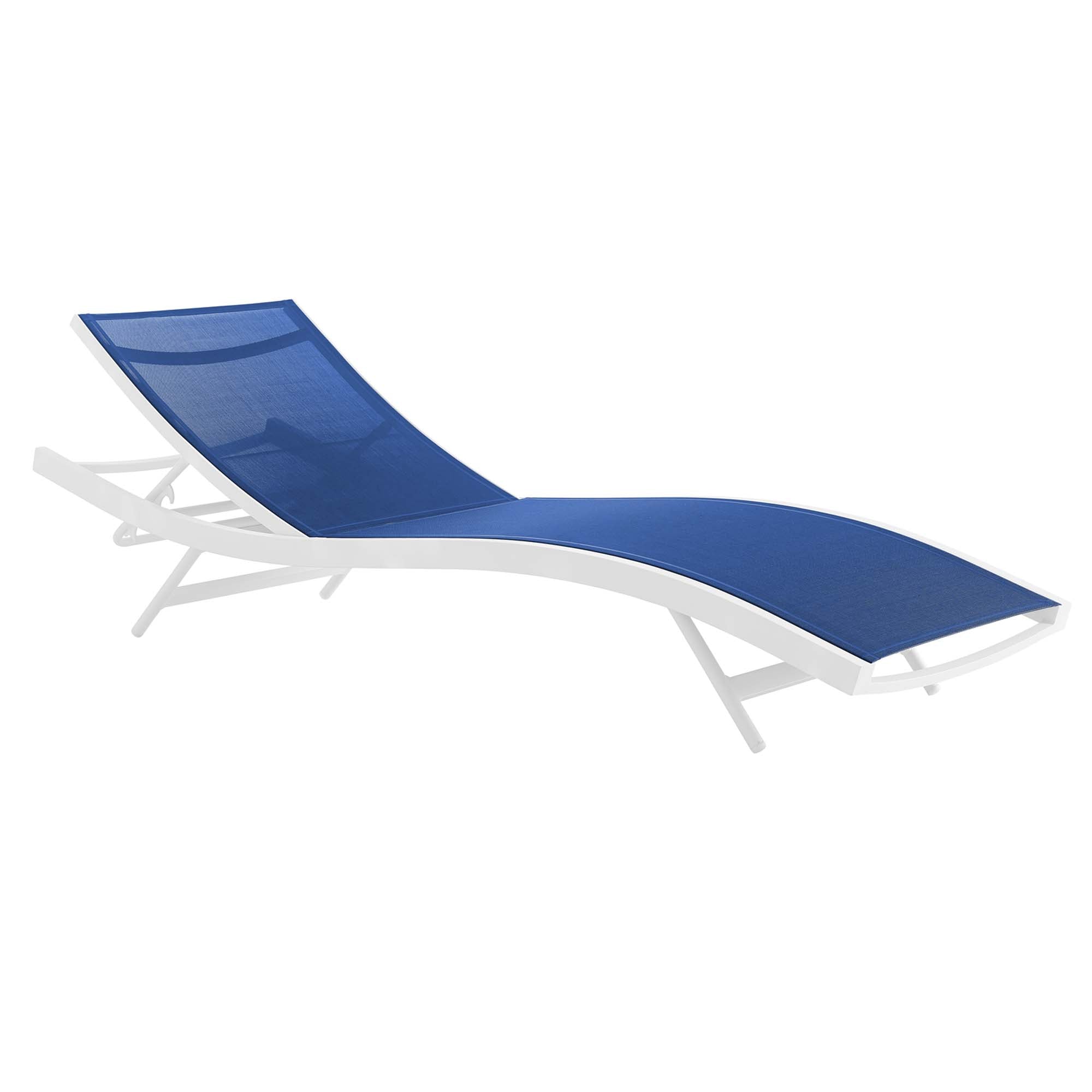 Modway Glimpse Outdoor Patio Mesh Chaise Lounge Set of 2