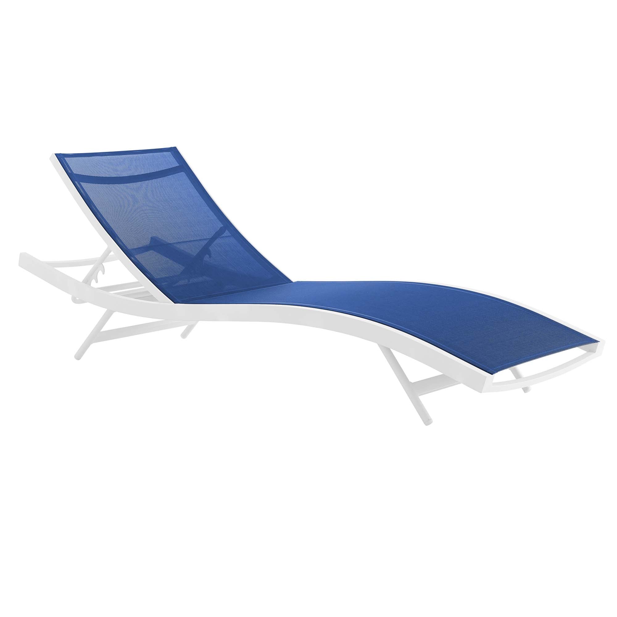 Modway Glimpse Outdoor Patio Mesh Chaise Lounge Set of 2