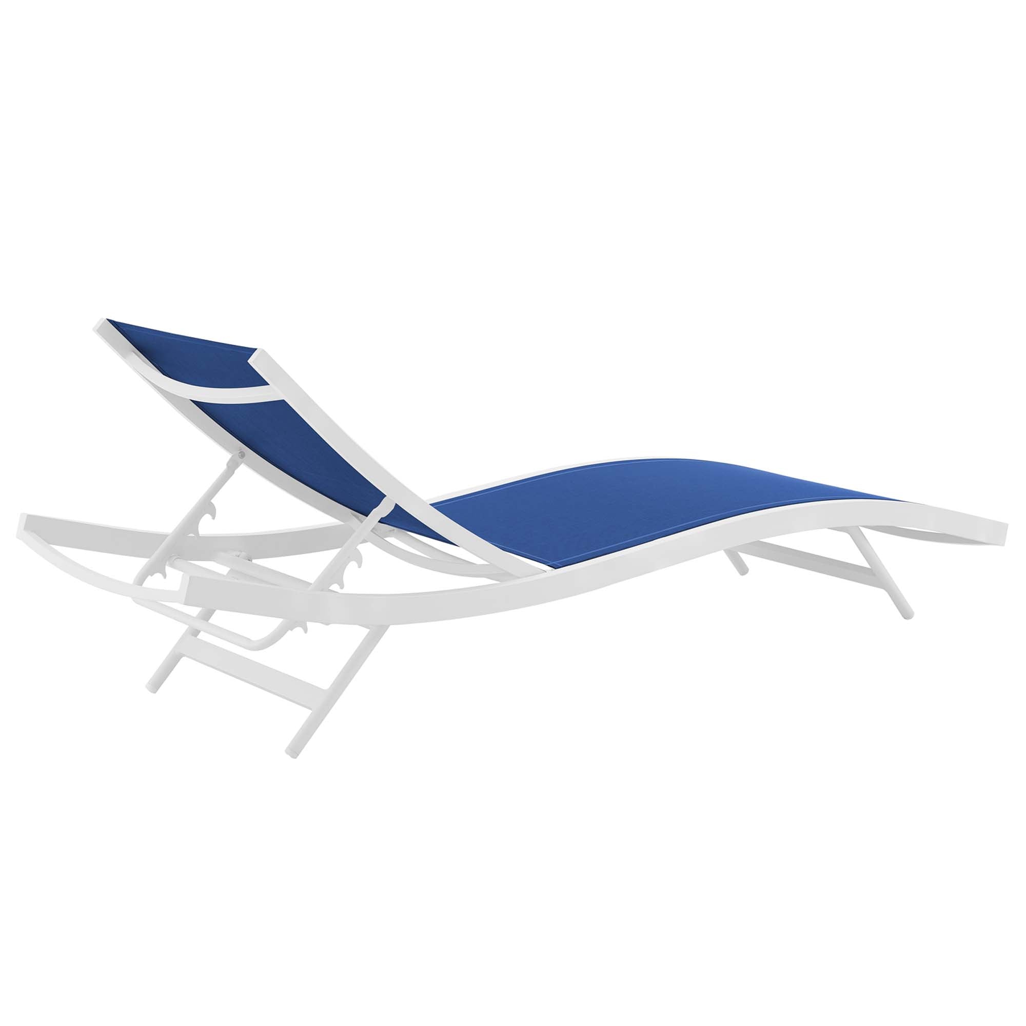 Modway Glimpse Outdoor Patio Mesh Chaise Lounge Set of 2