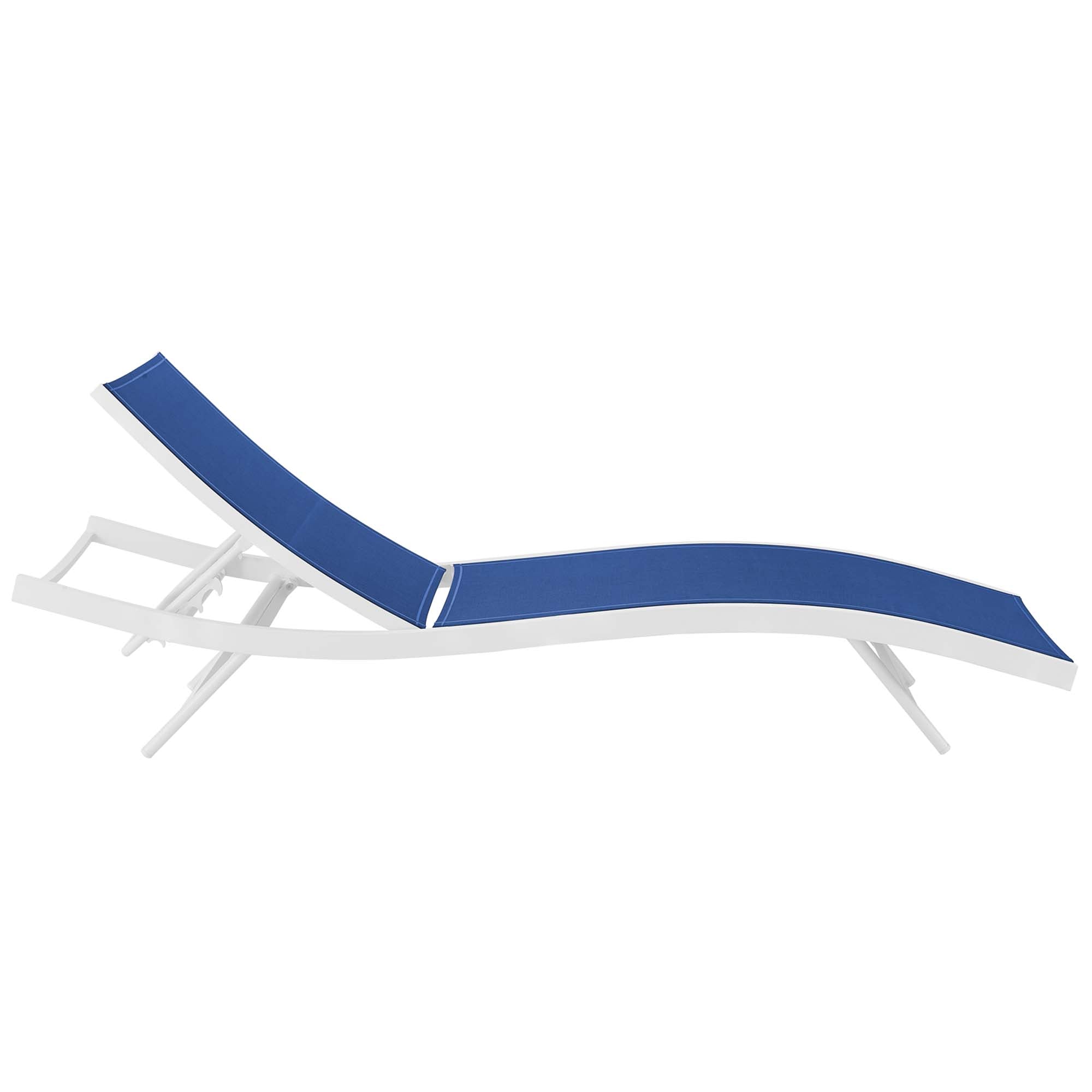 Modway Glimpse Outdoor Patio Mesh Chaise Lounge Set of 2