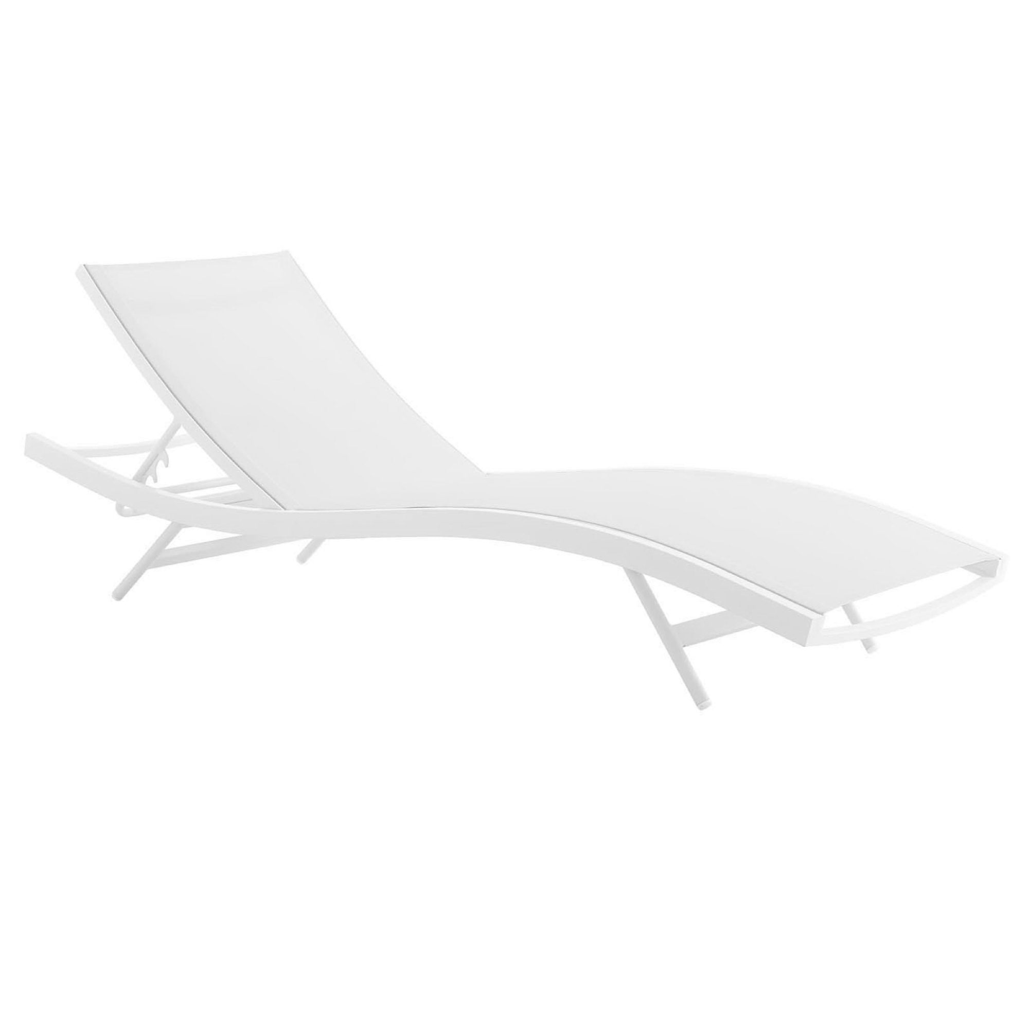 Modway Glimpse Outdoor Patio Mesh Chaise Lounge Set of 4