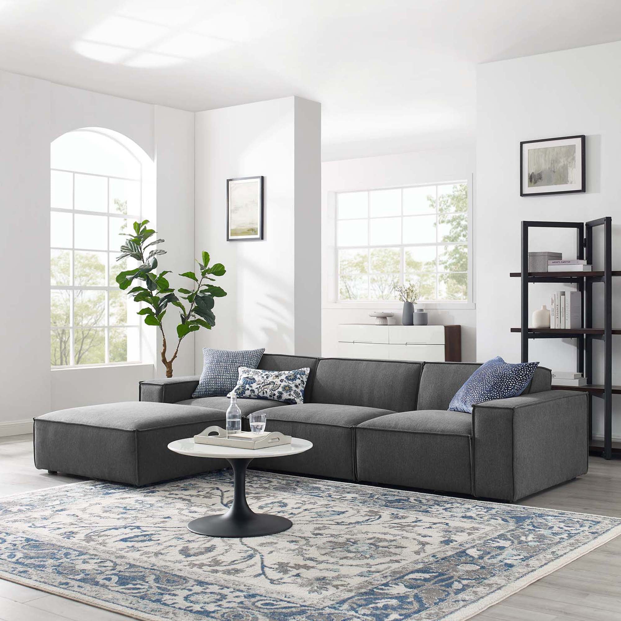 Modway Restore 4-Piece Sectional Sofa