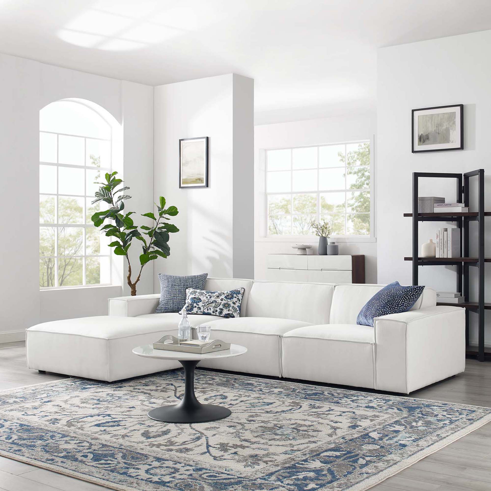 Modway Restore 4-Piece Sectional Sofa