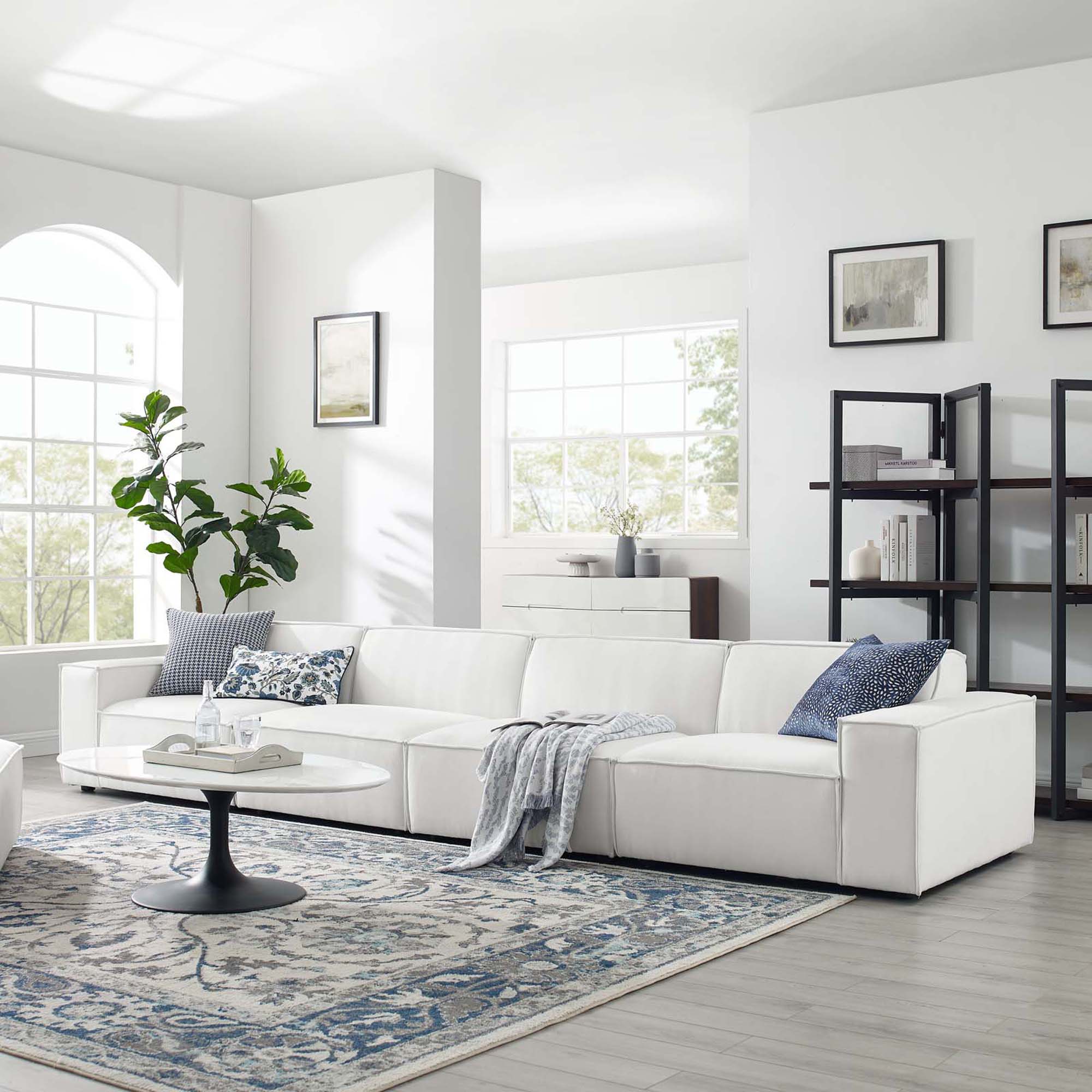 Modway Restore 4-Piece Sectional Sofa