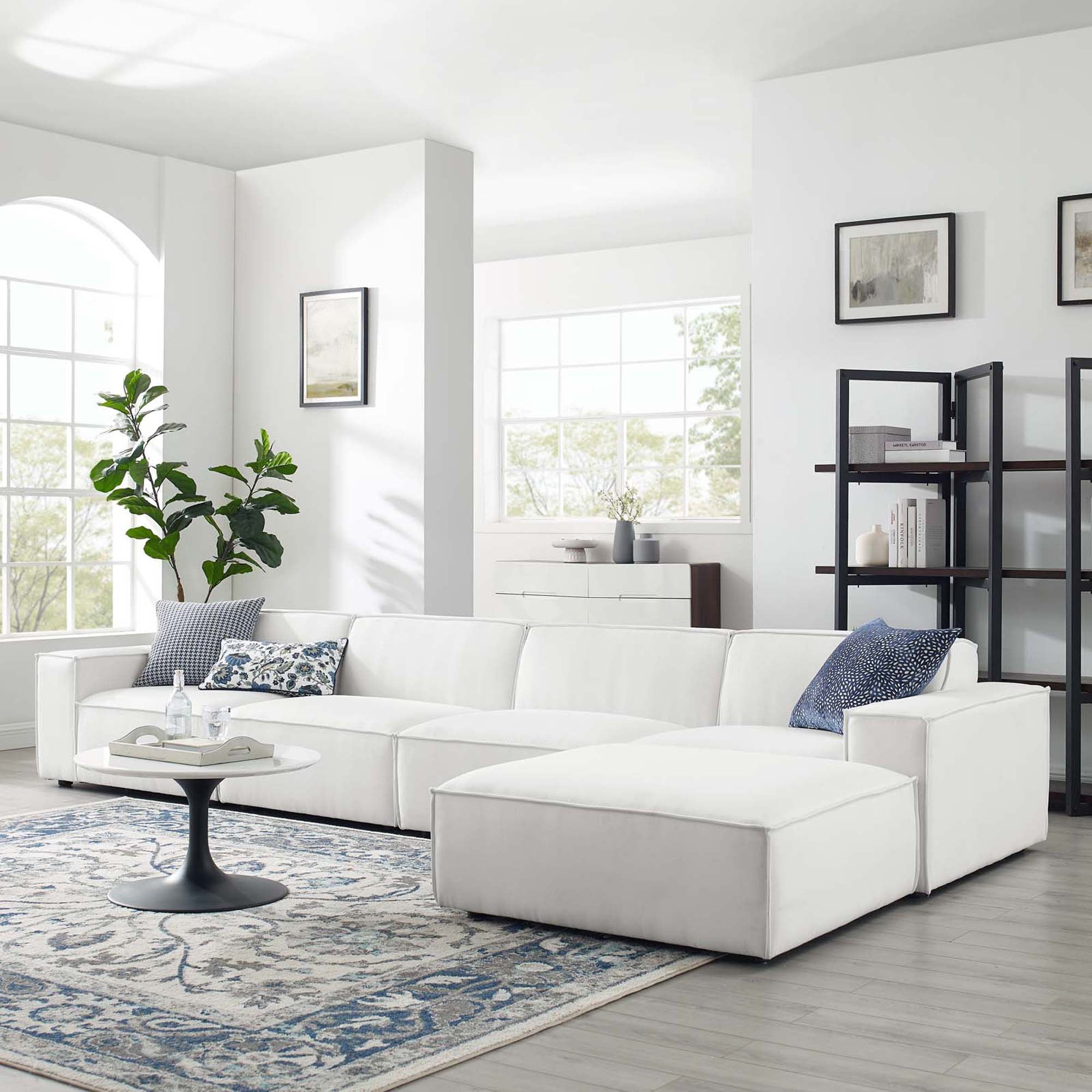 Modway Restore 5-Piece Sectional Sofa