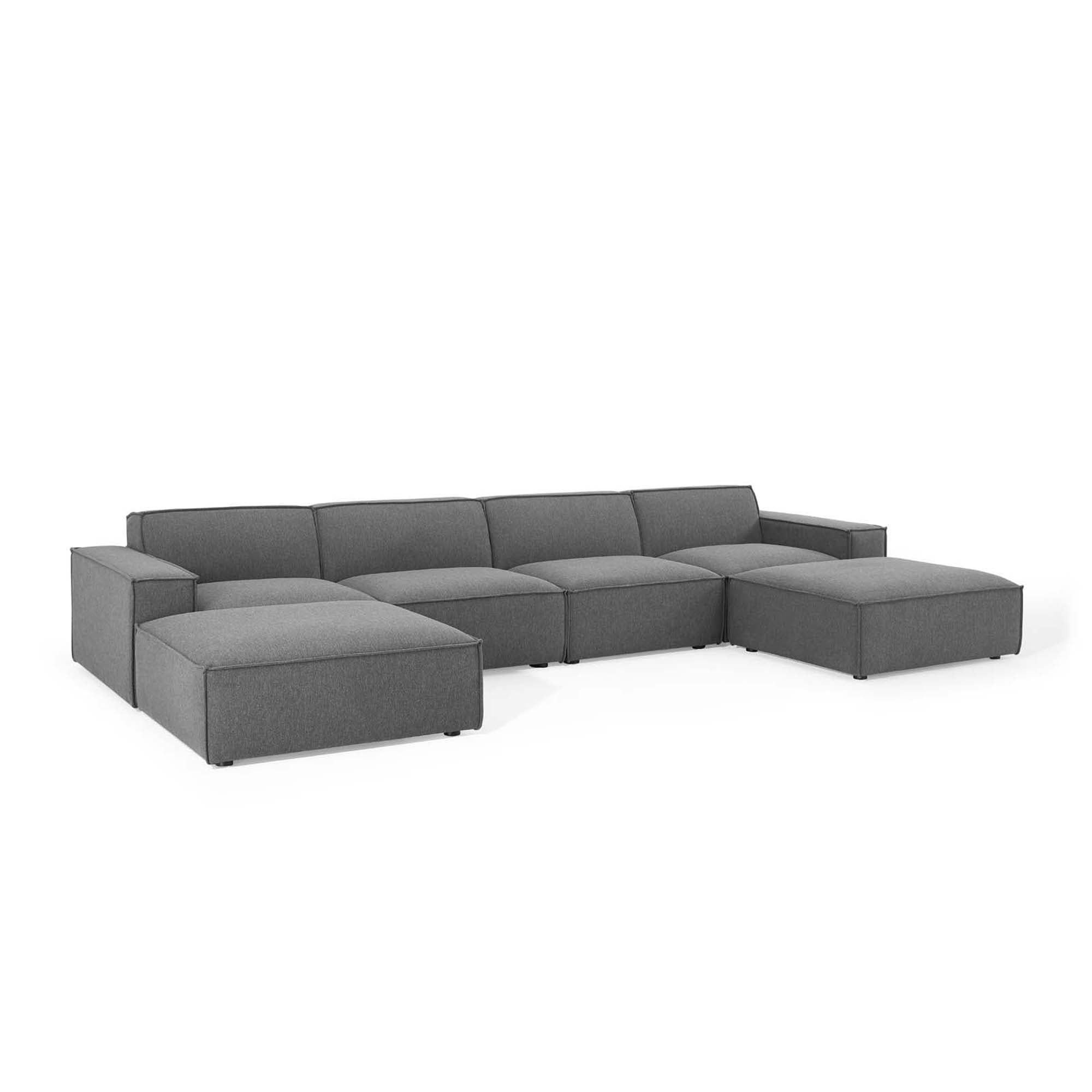 Modway Restore 6-Piece Sectional Sofa