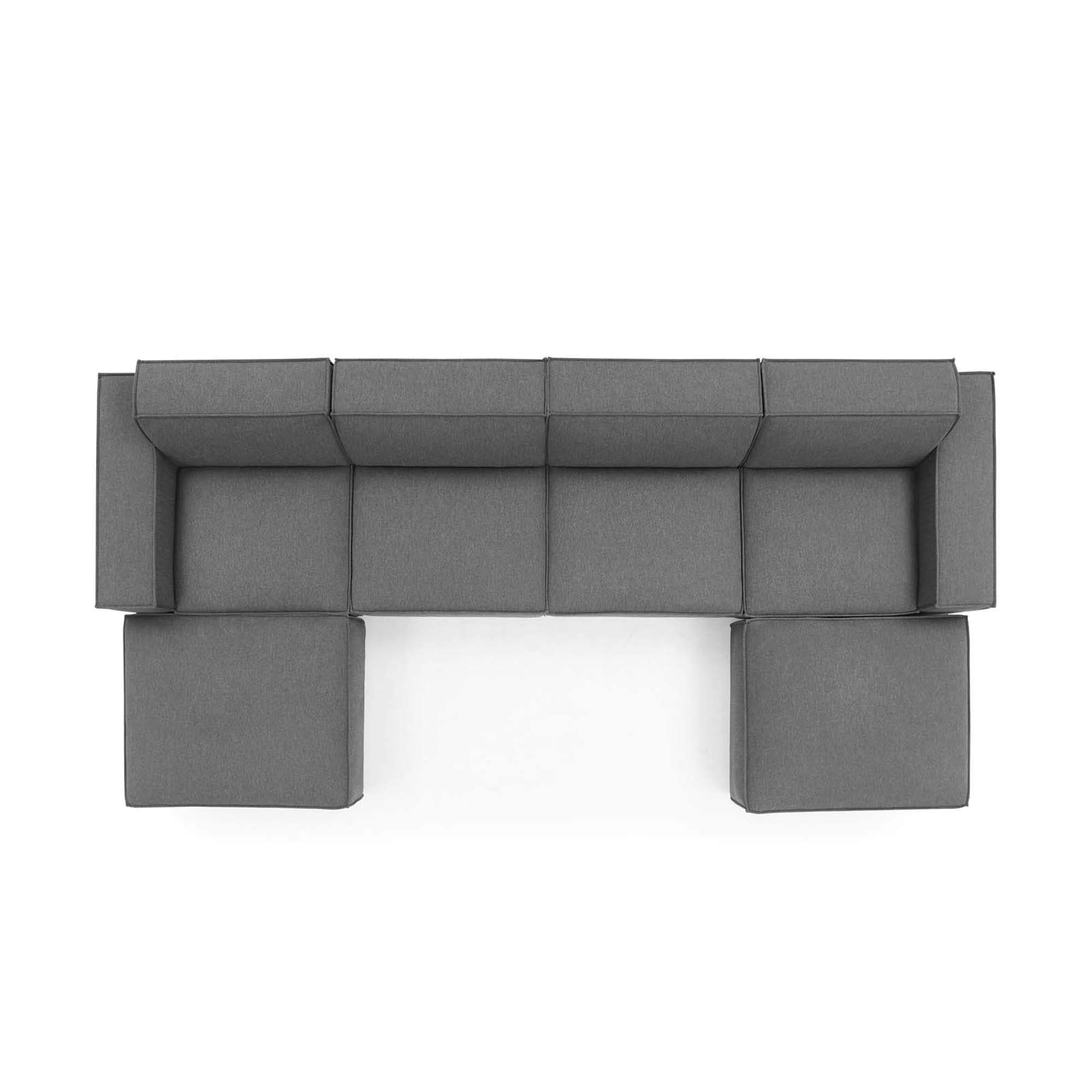 Modway Restore 6-Piece Sectional Sofa