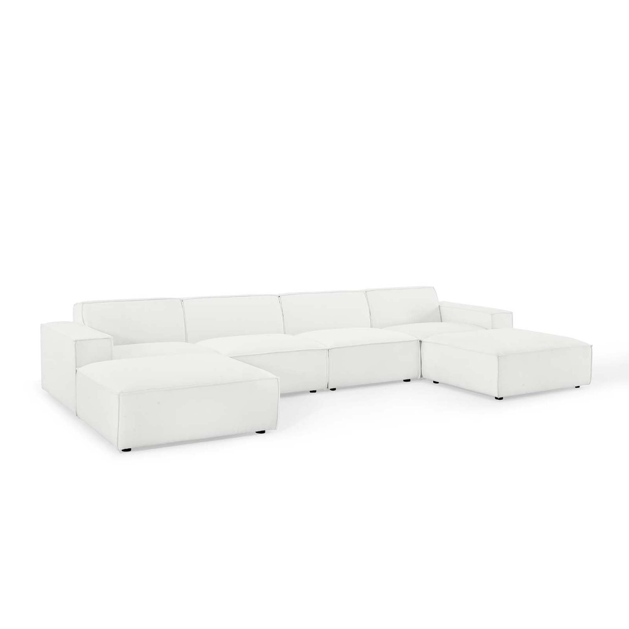 Modway Restore 6-Piece Sectional Sofa