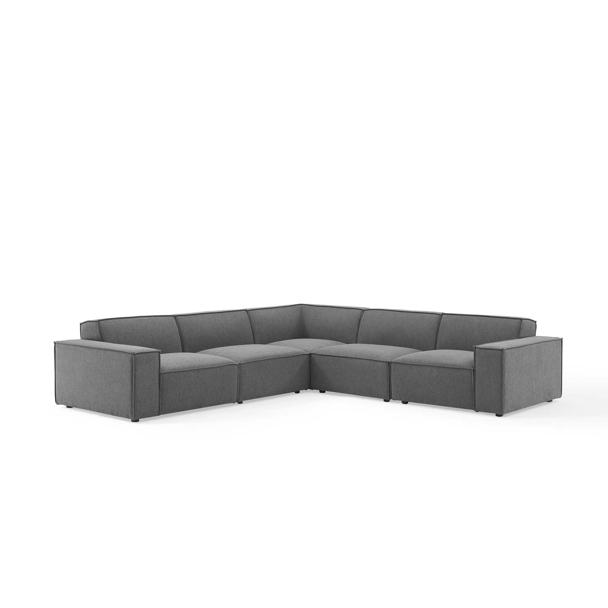 Modway Restore 5-Piece Sectional Sofa