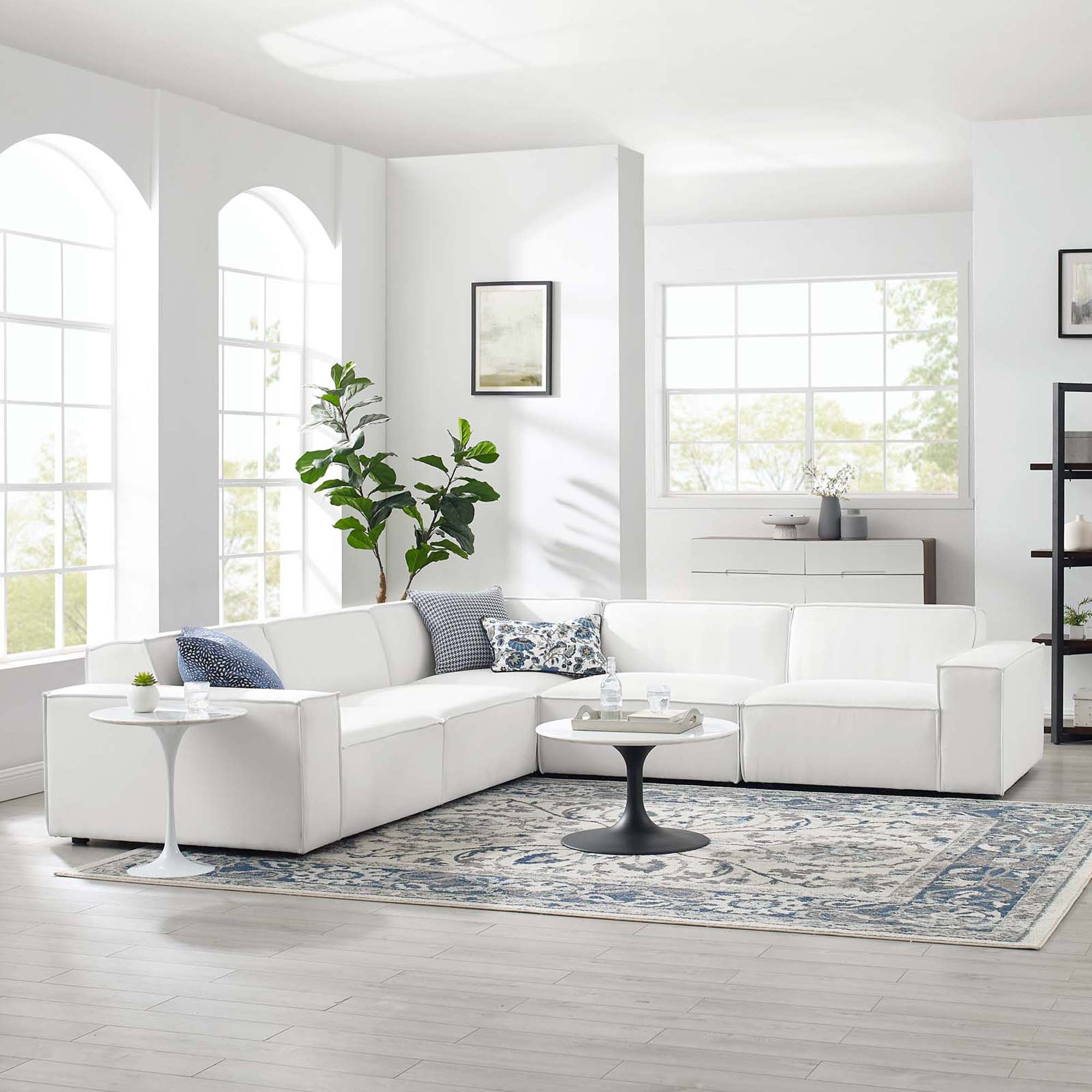 Modway Restore 5-Piece Sectional Sofa