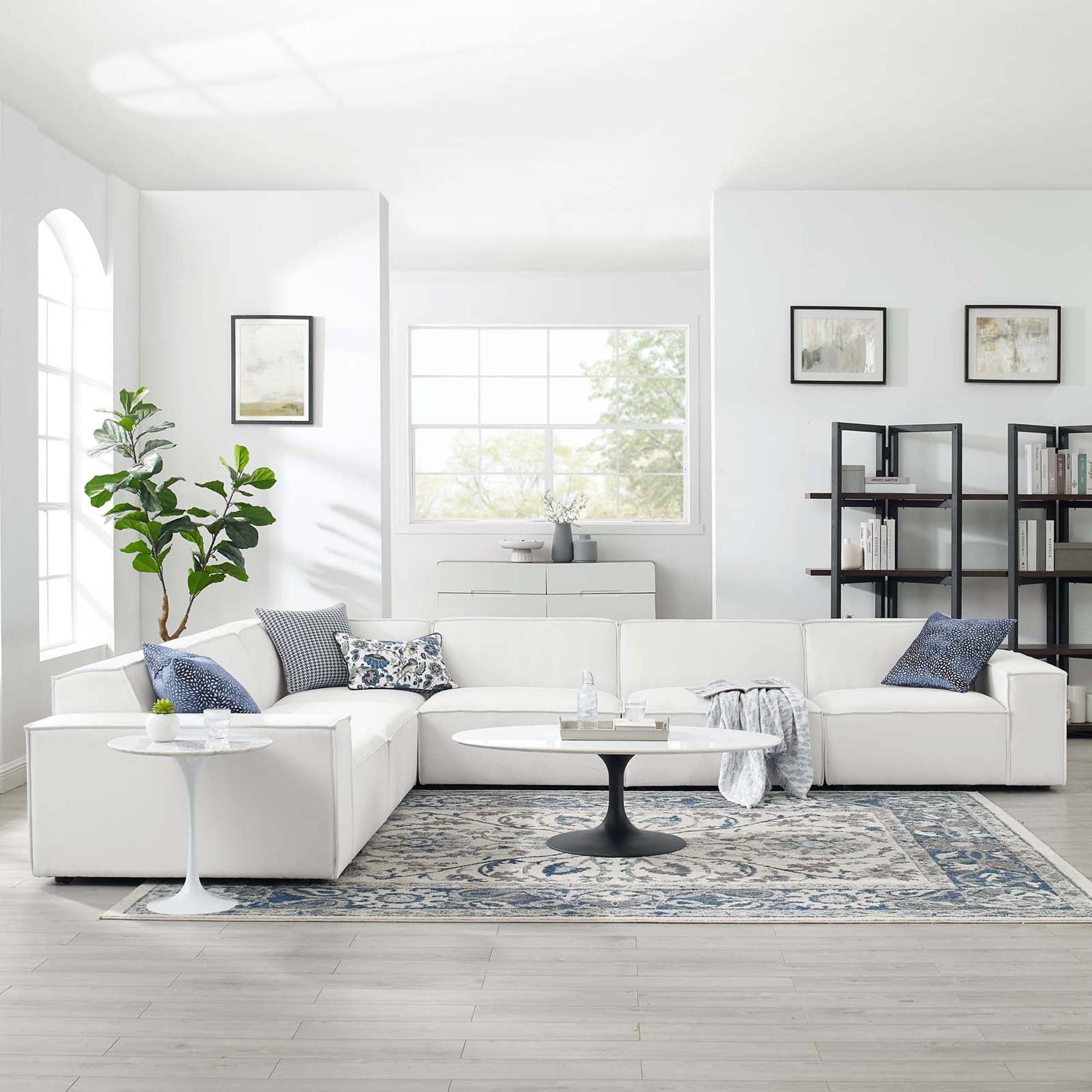 Modway Restore 6-Piece Sectional Sofa