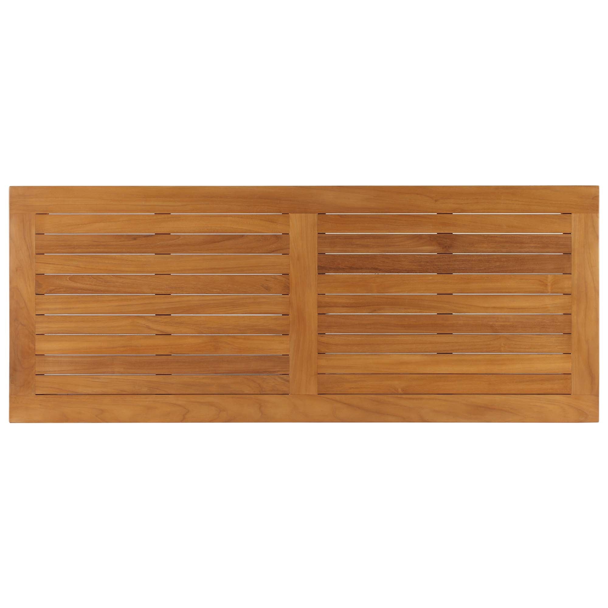 Modway Upland Outdoor Patio Teak Wood Coffee Table