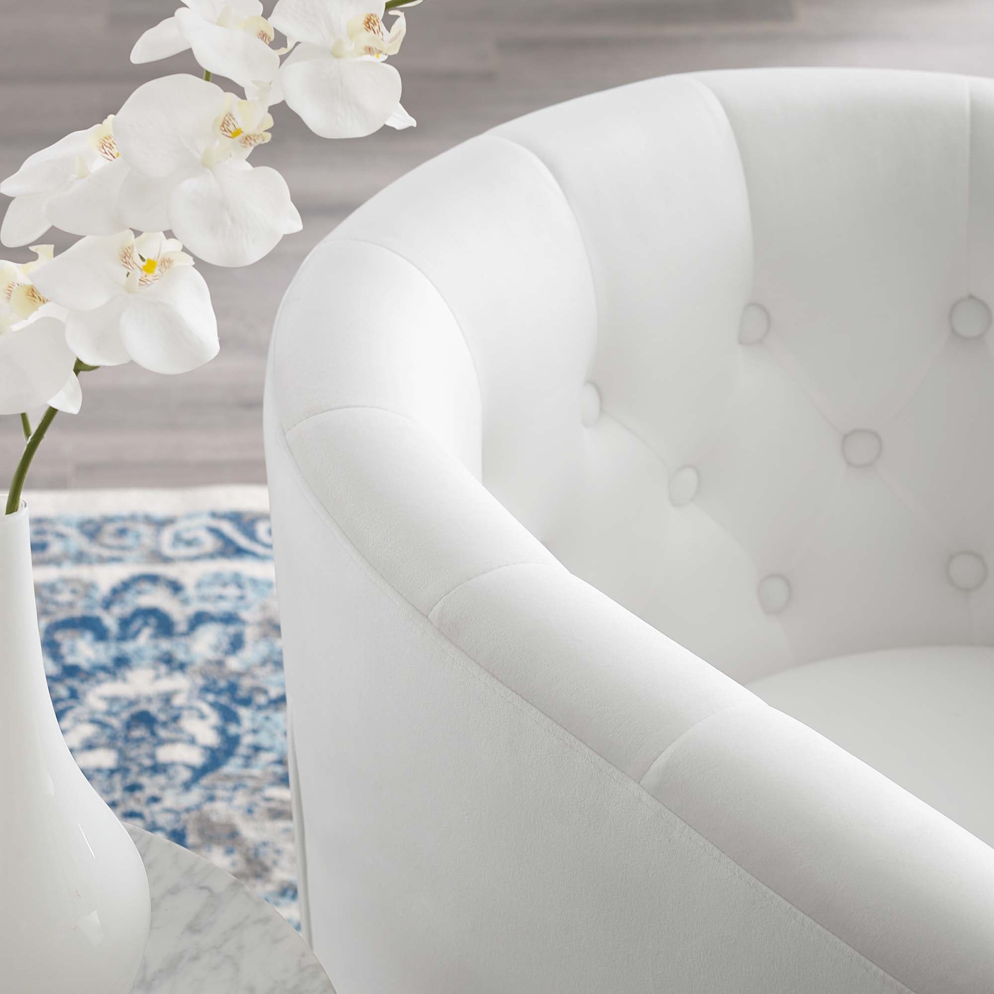 Modway Prospect Tufted Performance Velvet Swivel Armchair