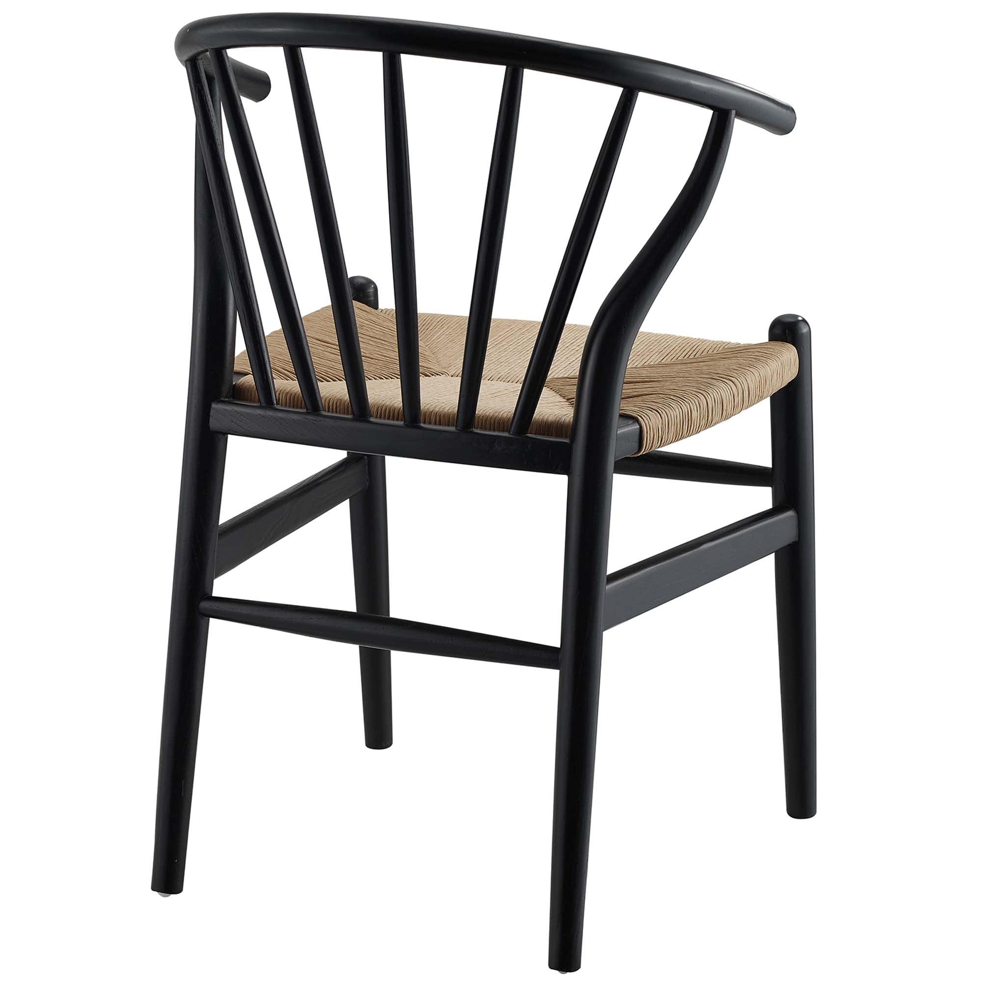 Modway Flourish Spindle Wood Dining Side Chair Set of 2