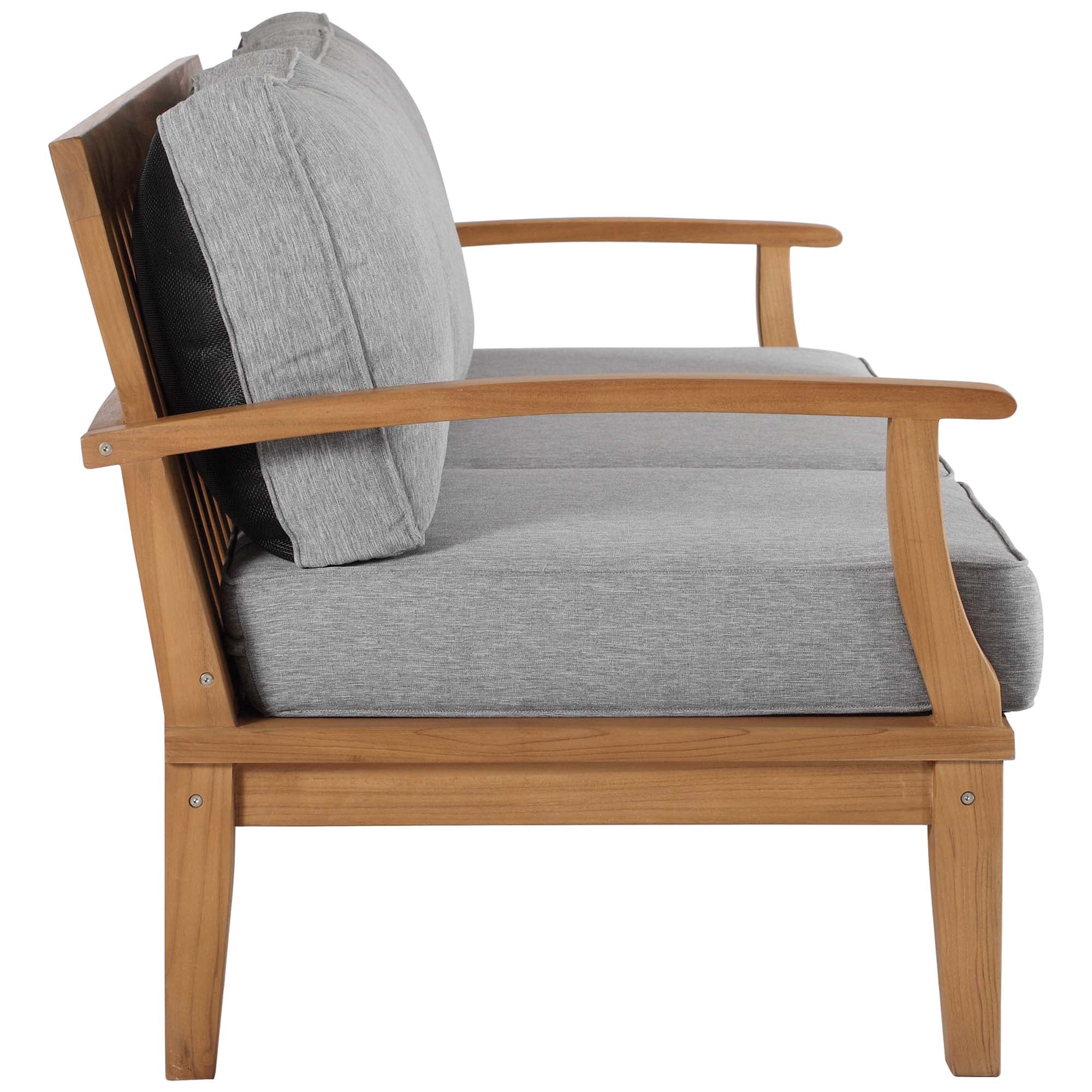 Modway Marina Outdoor Patio Teak Sofa