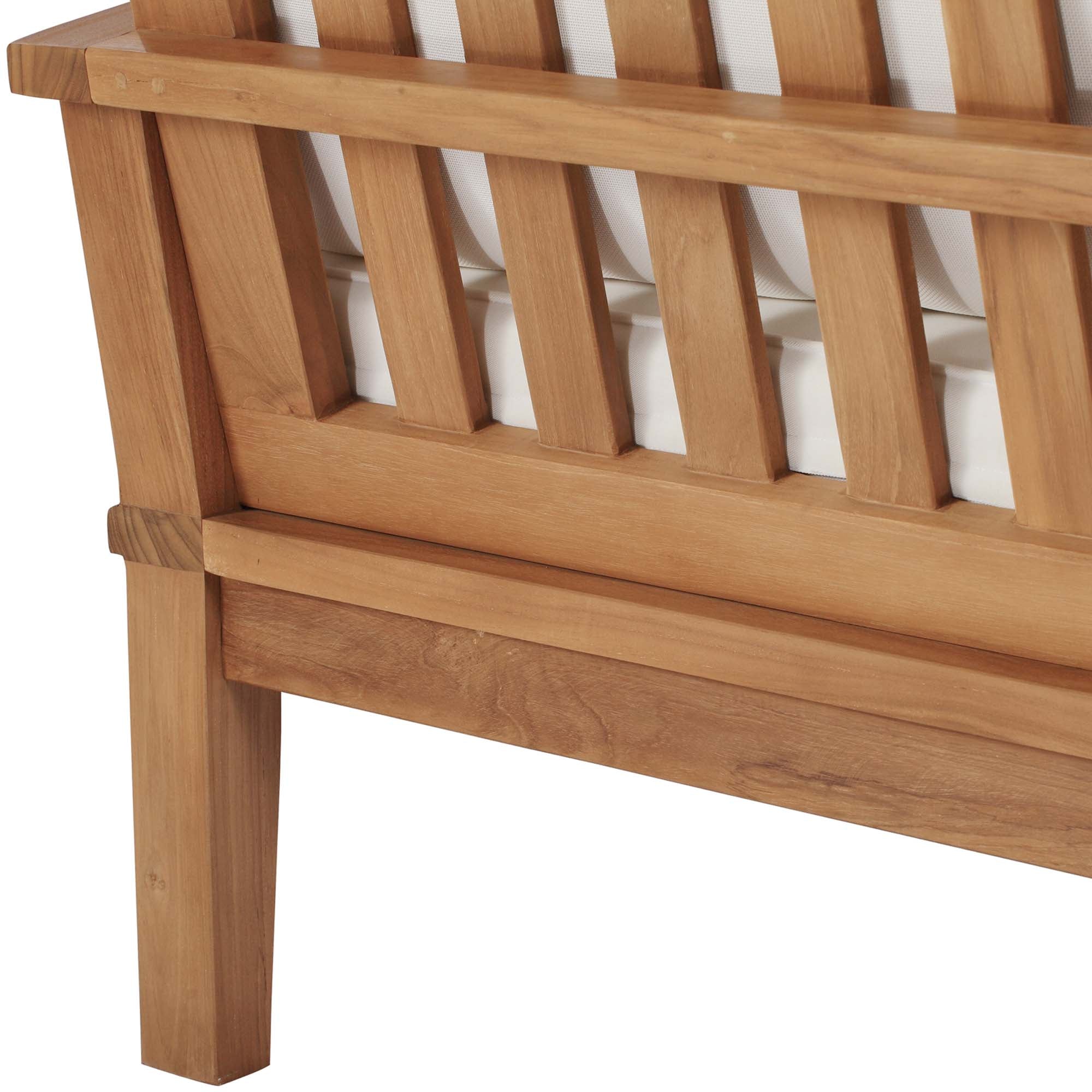 Modway Marina Outdoor Patio Teak Sofa