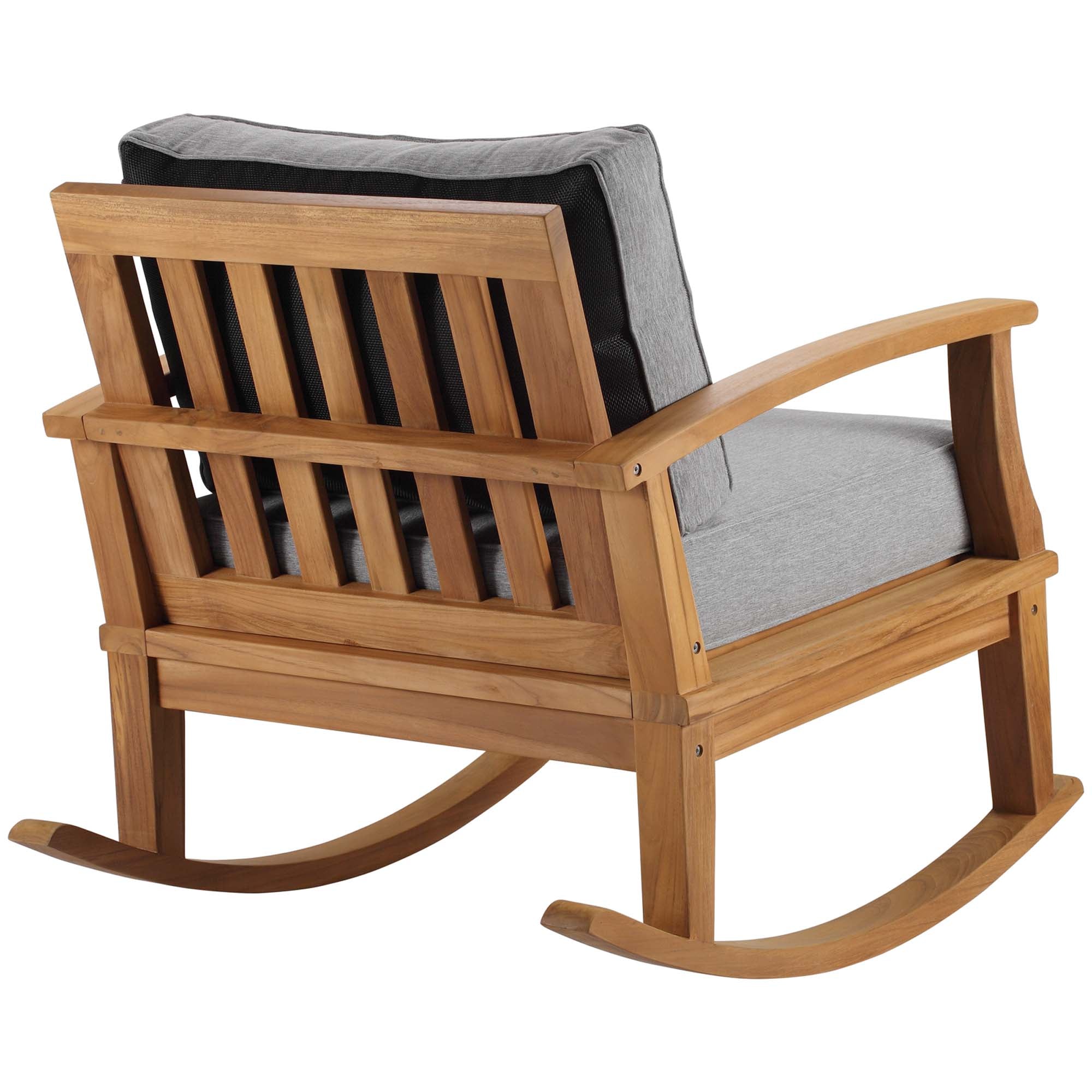 Modway Marina Outdoor Patio Teak Rocking Chair