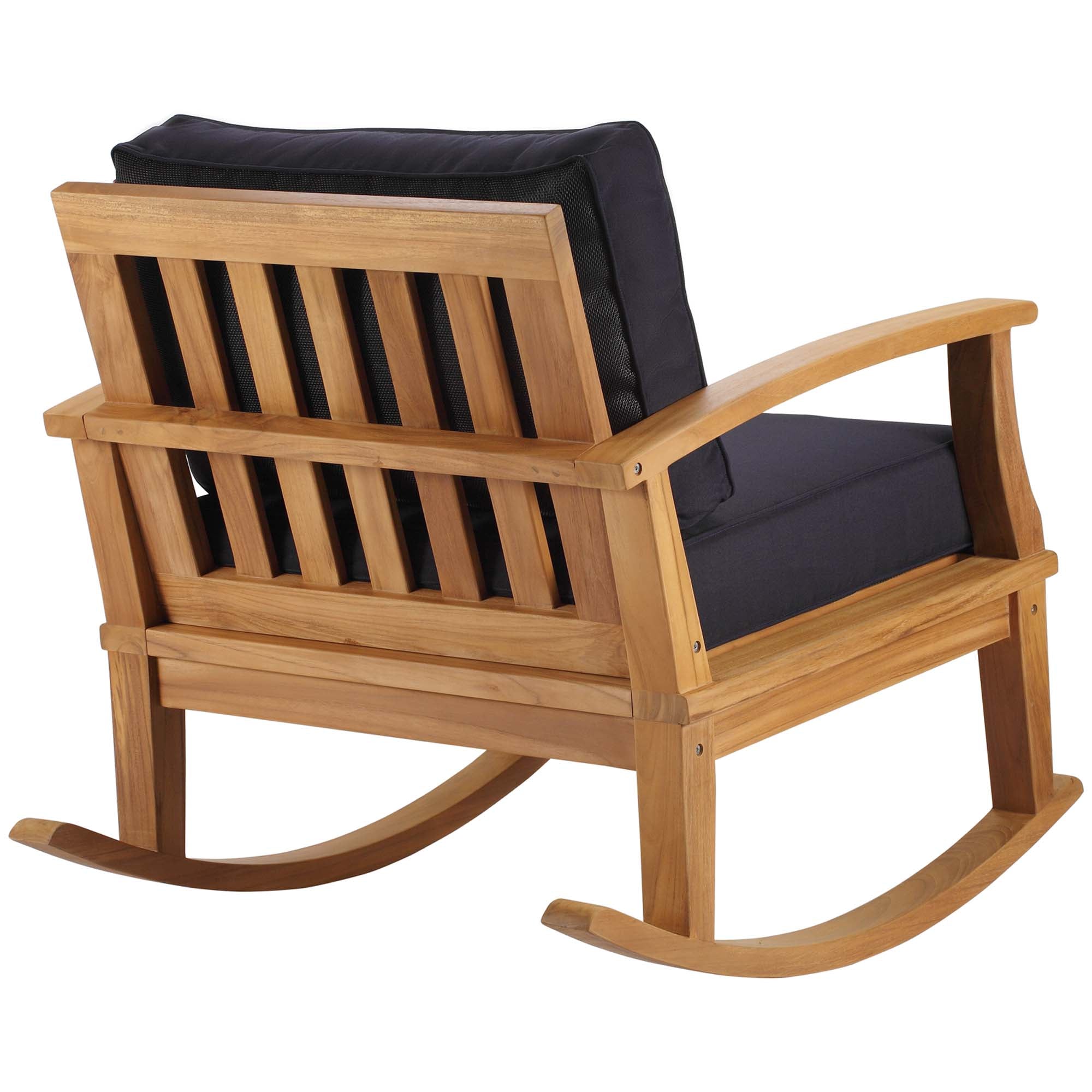 Modway Marina Outdoor Patio Teak Rocking Chair