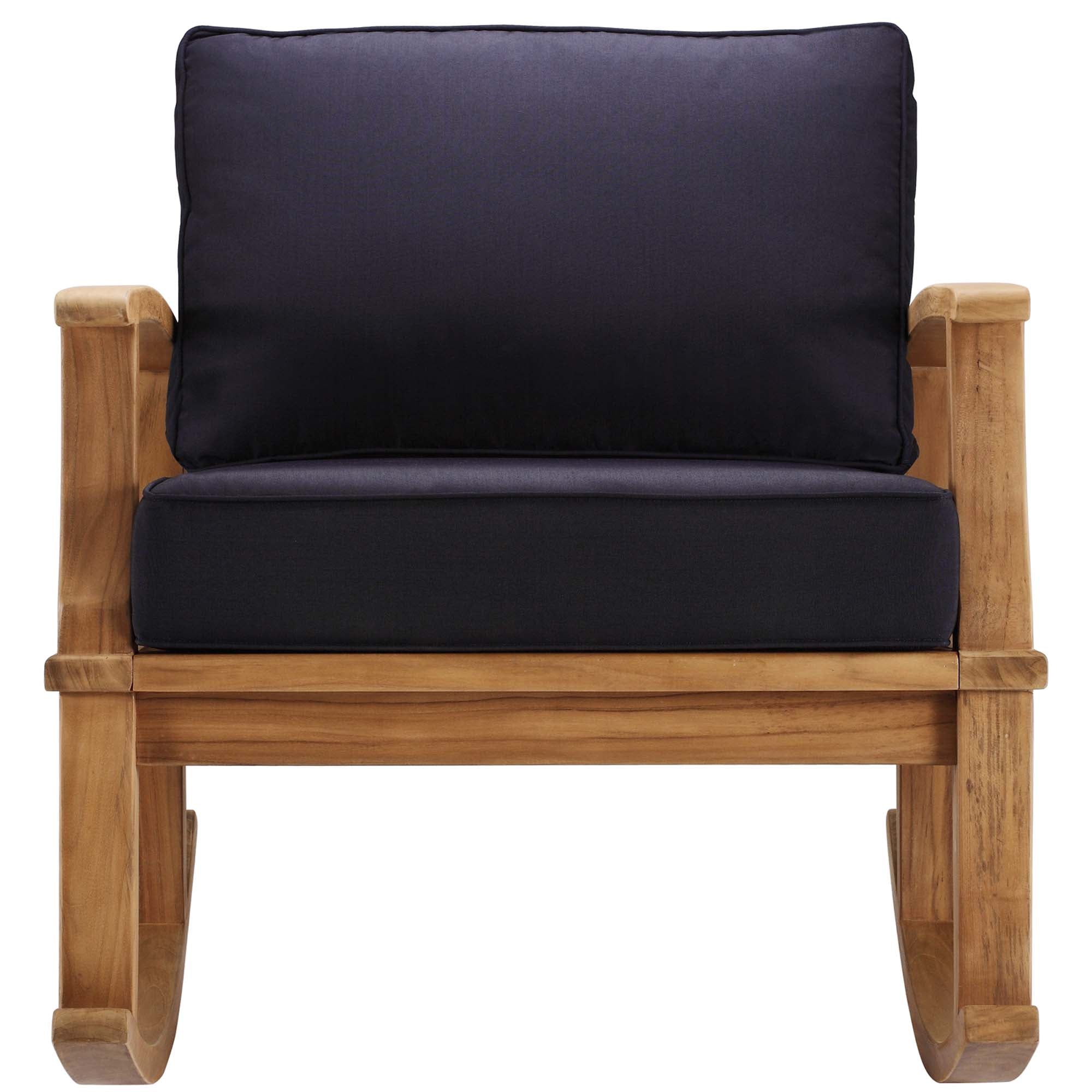 Modway Marina Outdoor Patio Teak Rocking Chair