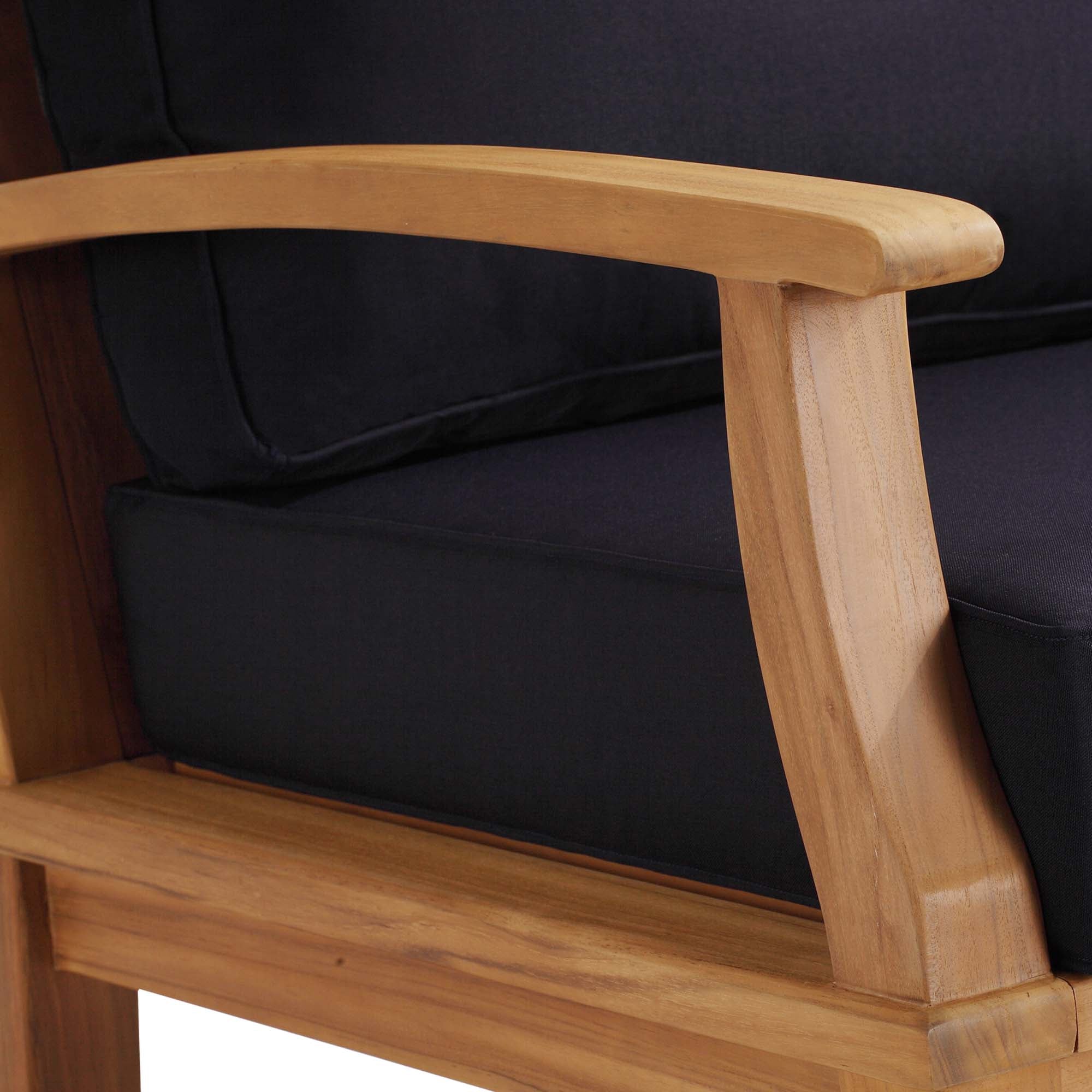 Modway Marina Outdoor Patio Teak Rocking Chair