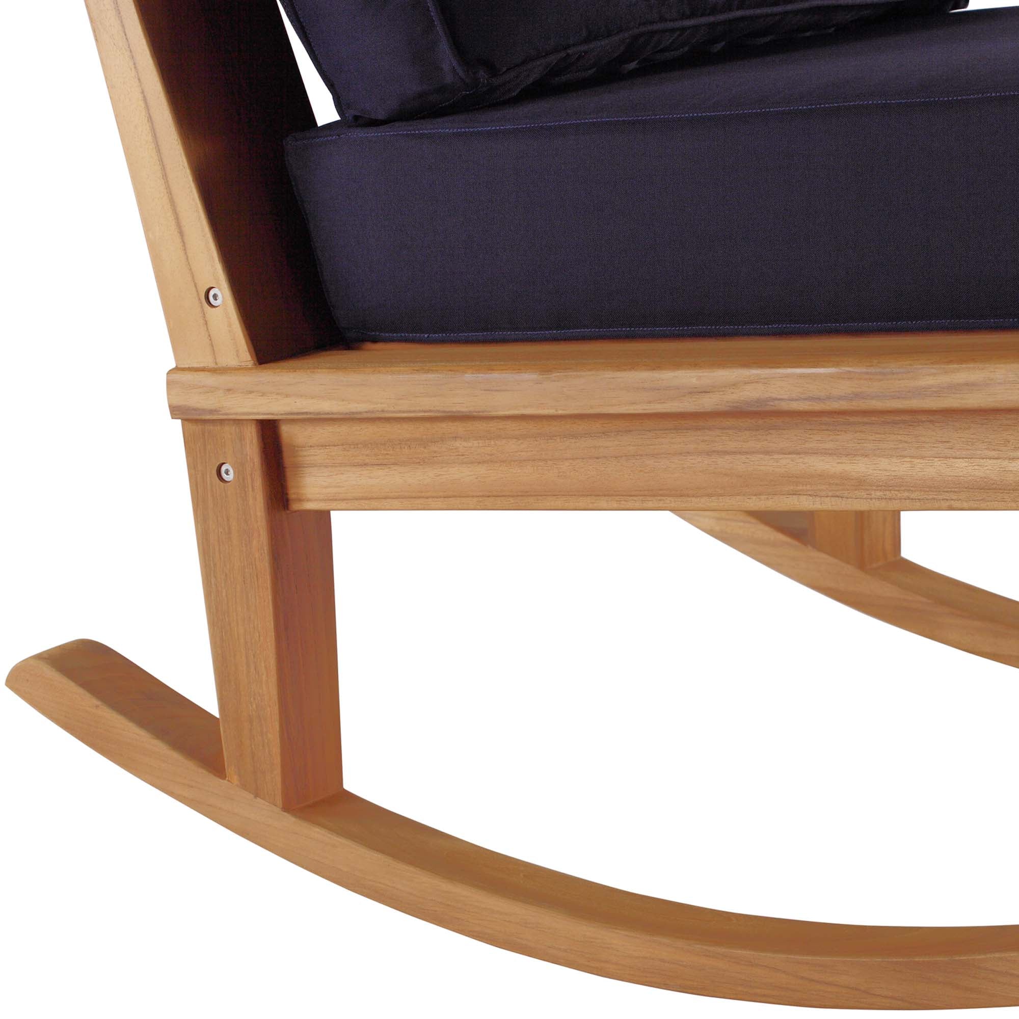 Modway Marina Outdoor Patio Teak Rocking Chair