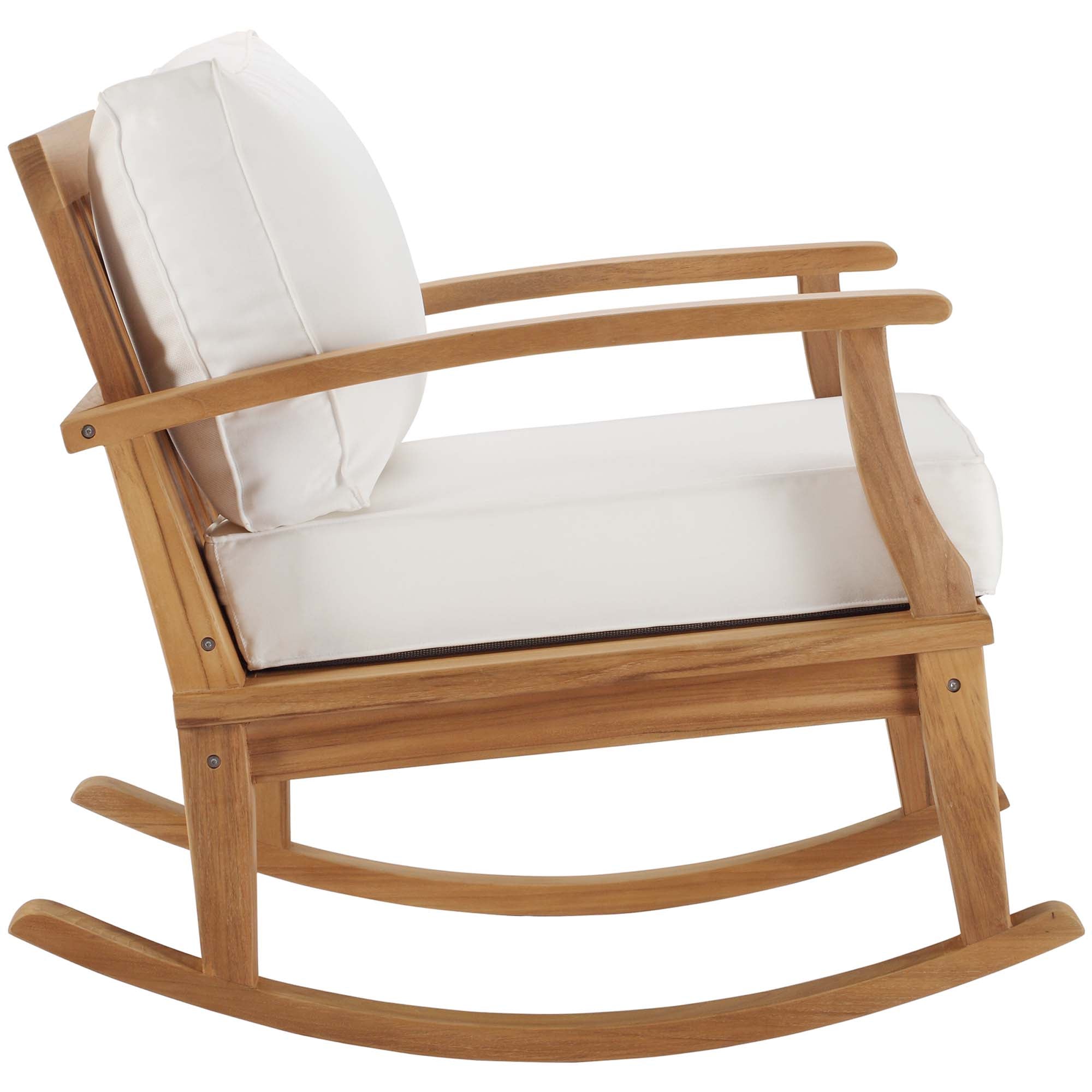 Modway Marina Outdoor Patio Teak Rocking Chair