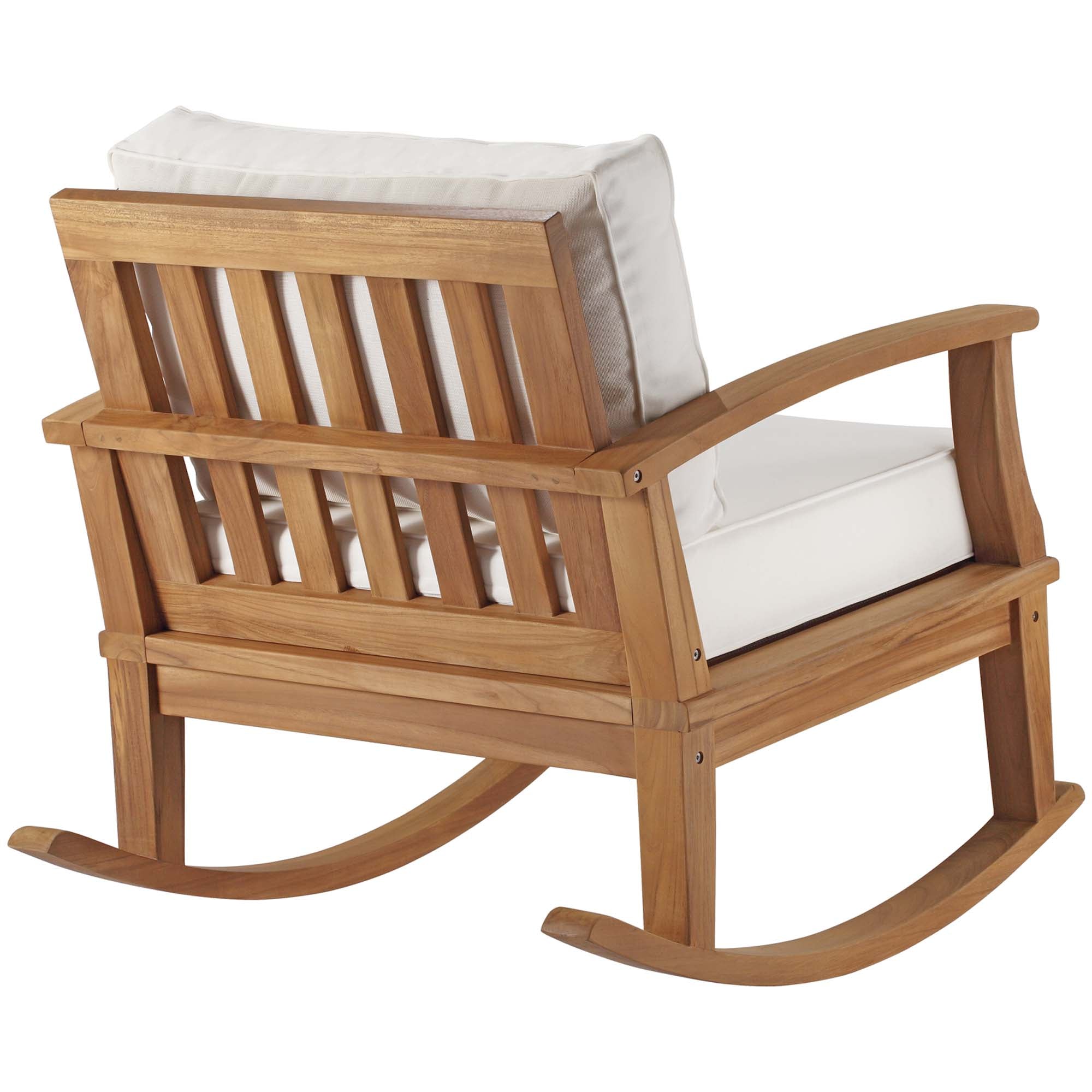 Modway Marina Outdoor Patio Teak Rocking Chair