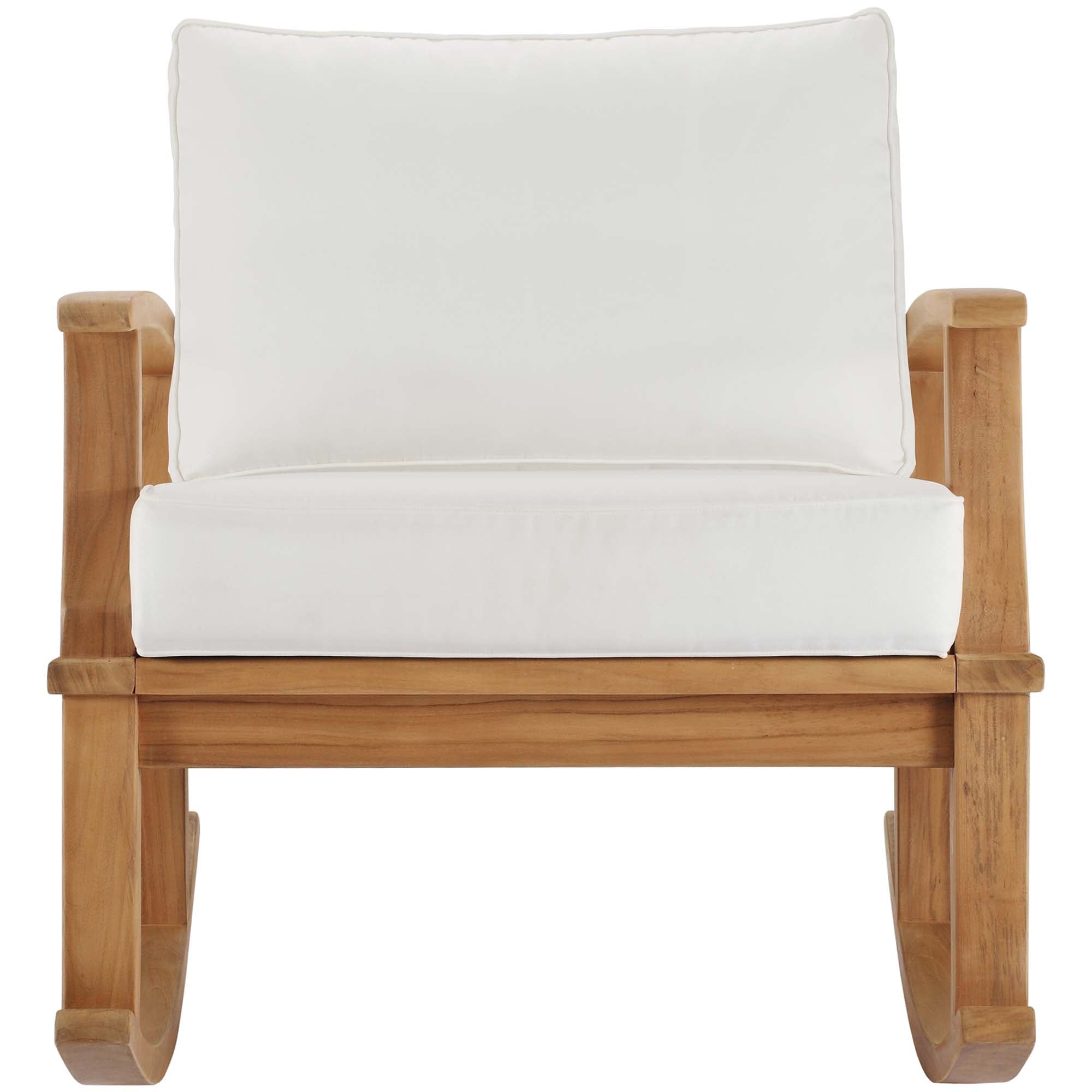 Modway Marina Outdoor Patio Teak Rocking Chair