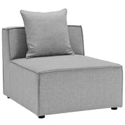 Modway Saybrook Outdoor Patio Upholstered Sectional Sofa Armless Chair