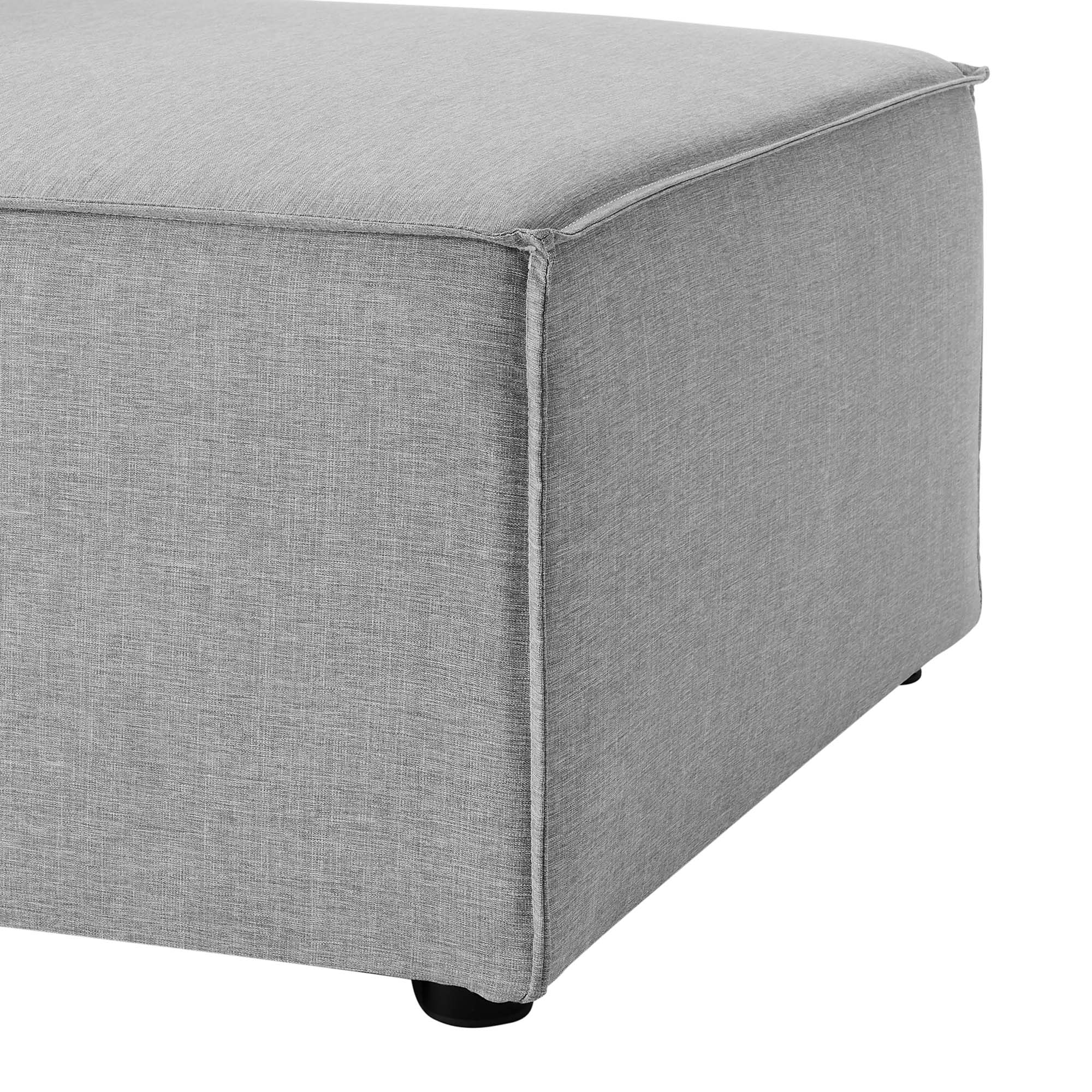 Modway Saybrook Outdoor Patio Upholstered Sectional Sofa Armless Chair
