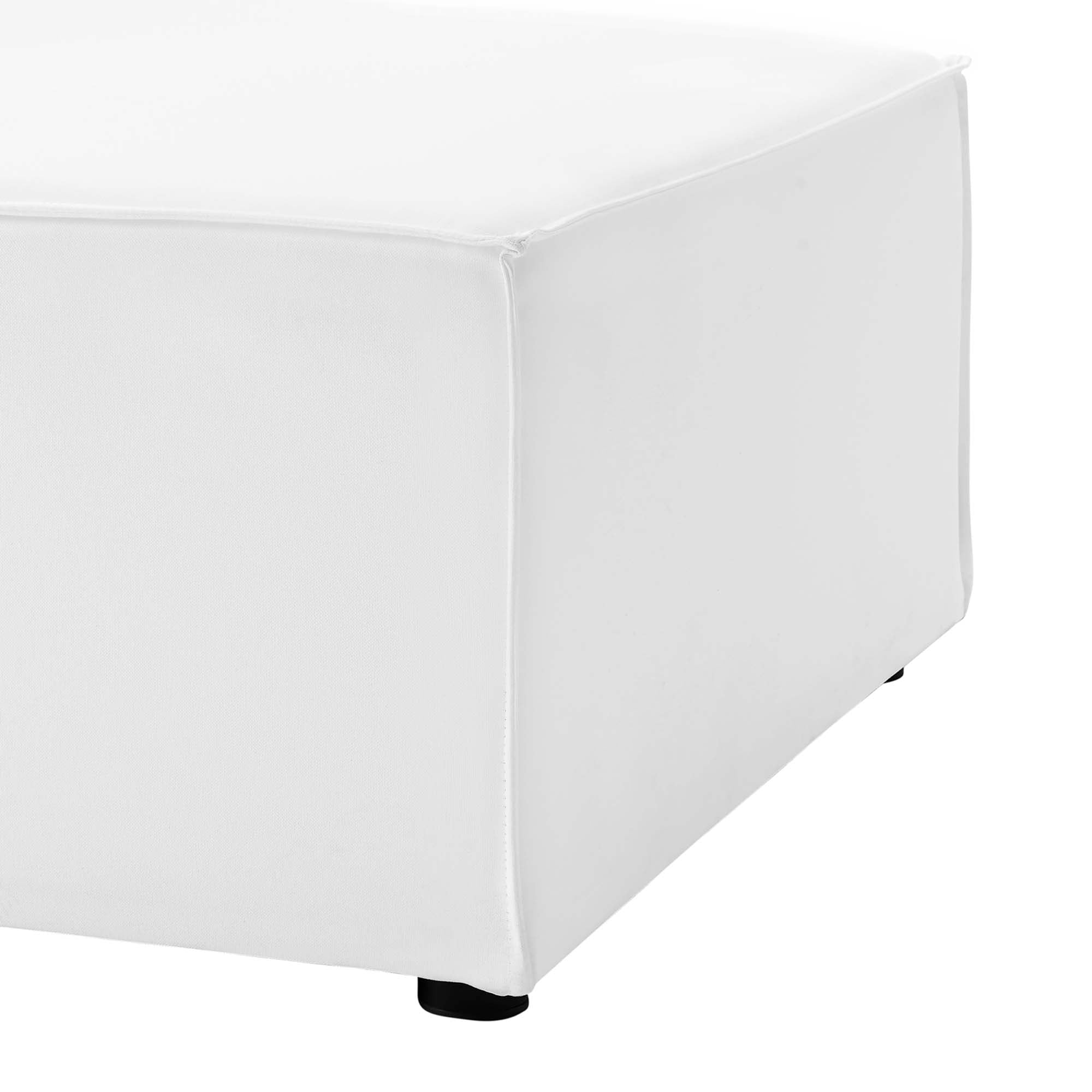 Modway Saybrook Outdoor Patio Upholstered Sectional Sofa Armless Chair
