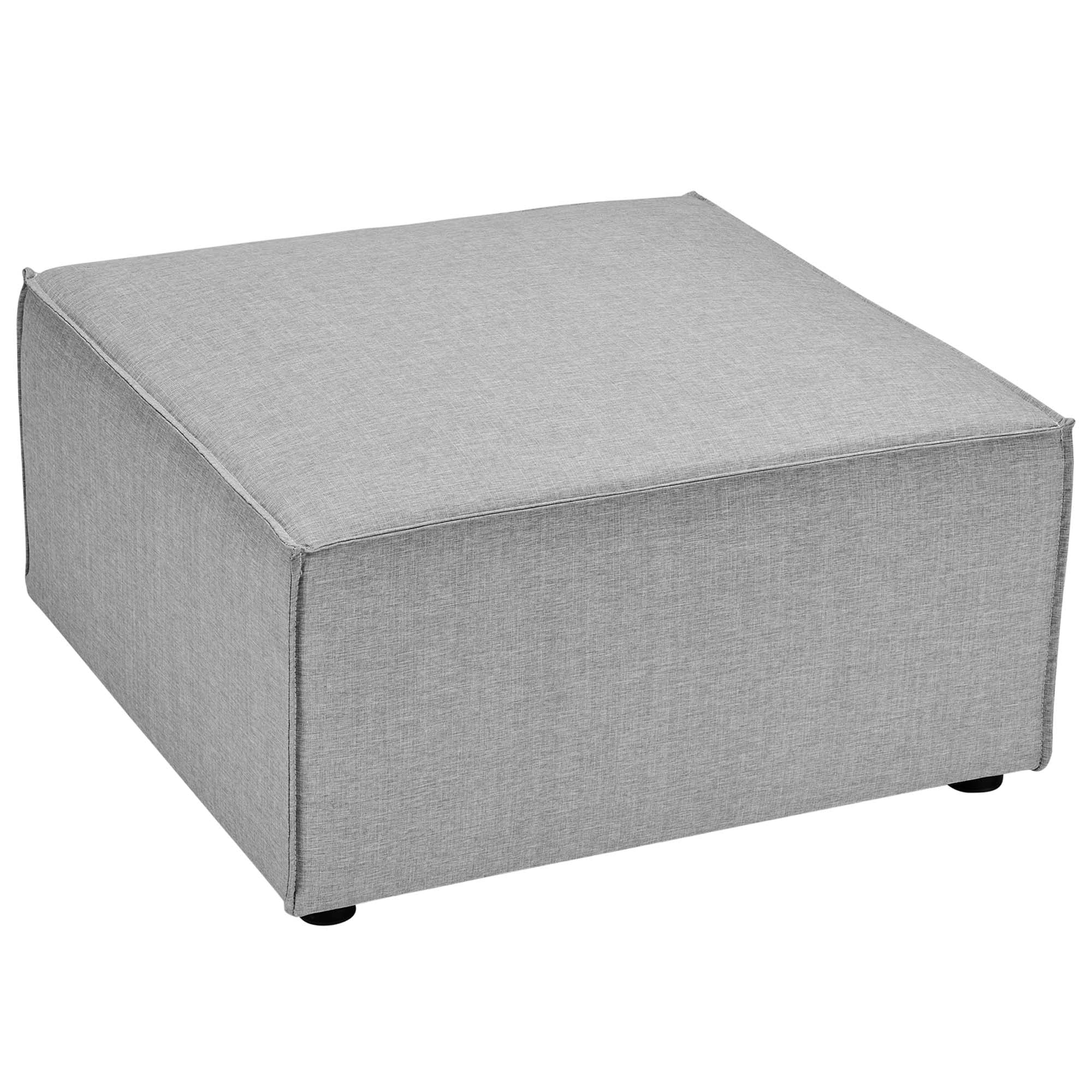 Modway Saybrook Outdoor Patio Upholstered Sectional Sofa Ottoman