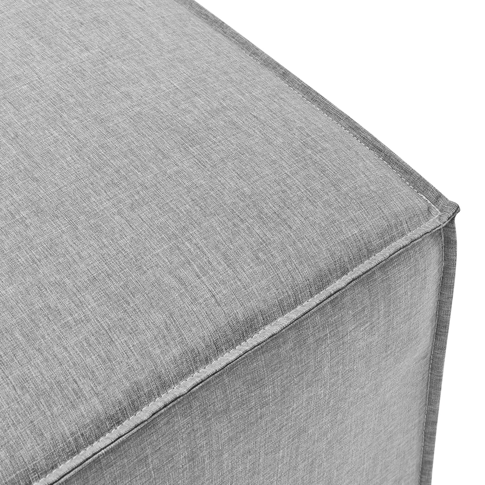 Modway Saybrook Outdoor Patio Upholstered Sectional Sofa Ottoman
