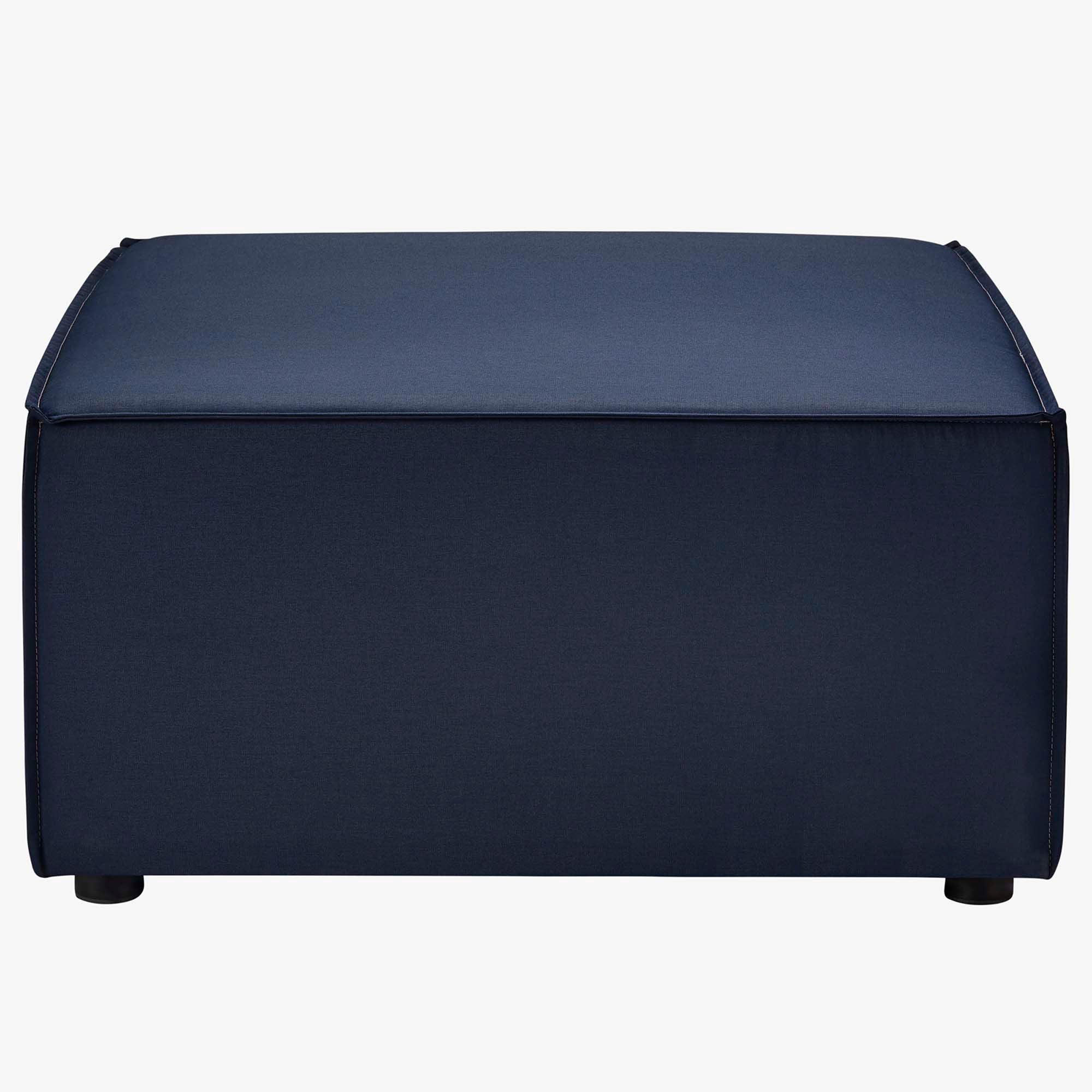Modway Saybrook Outdoor Patio Upholstered Sectional Sofa Ottoman