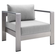 Modway Shore Sunbrella® Fabric Aluminum Outdoor Patio Armchair