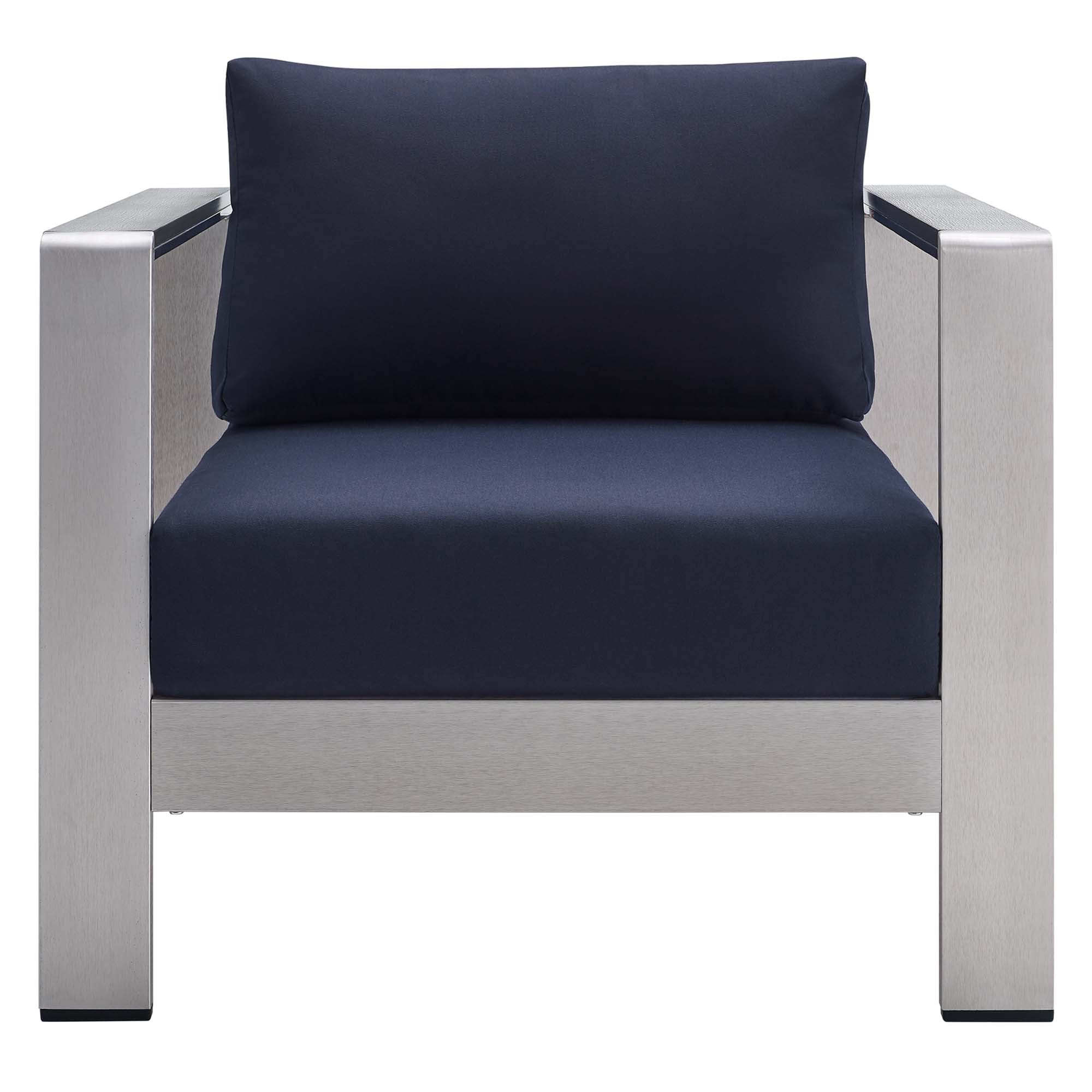 Modway Shore Sunbrella® Fabric Aluminum Outdoor Patio Armchair