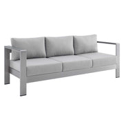 Modway Shore Sunbrella® Fabric Aluminum Outdoor Patio Sofa