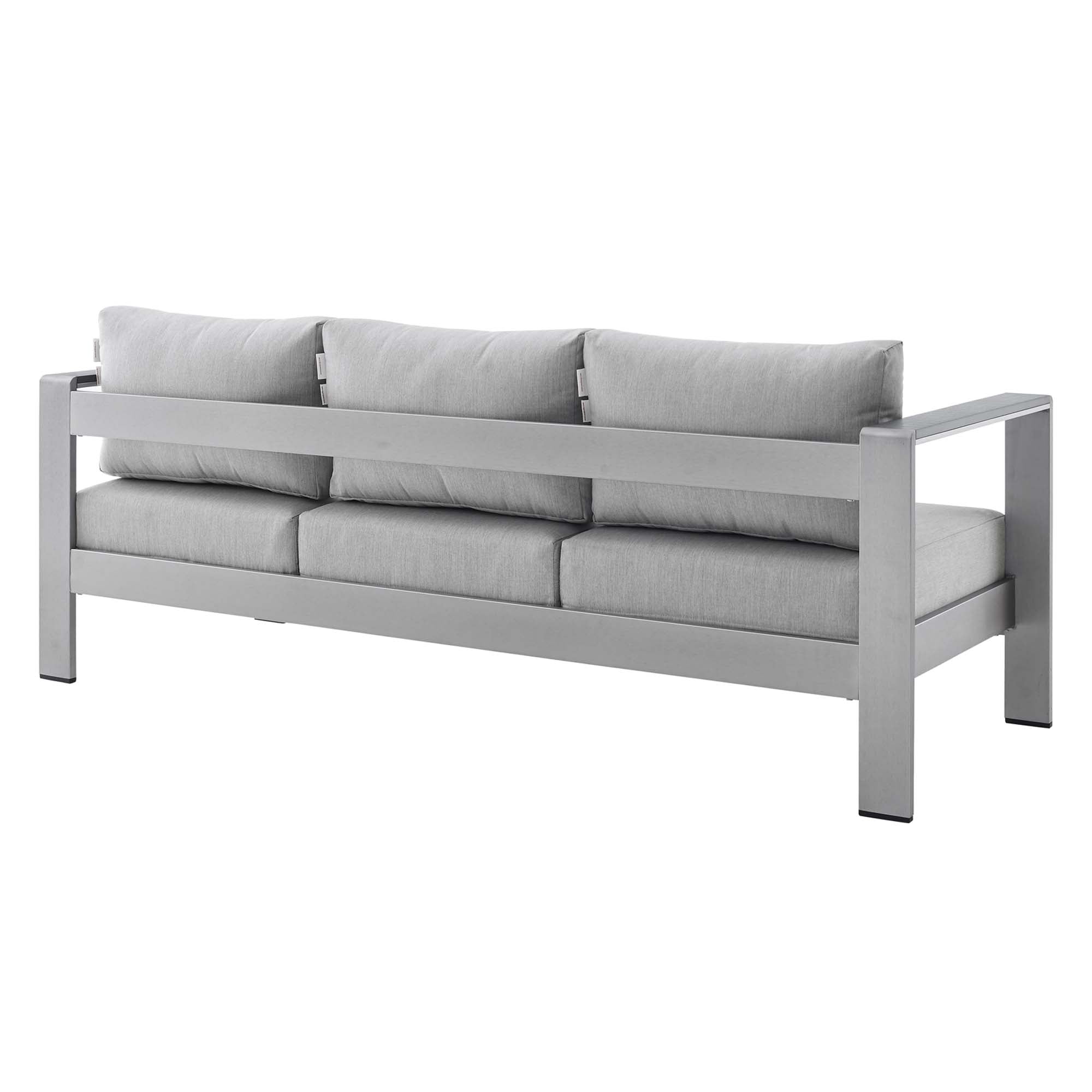 Modway Shore Sunbrella® Fabric Aluminum Outdoor Patio Sofa