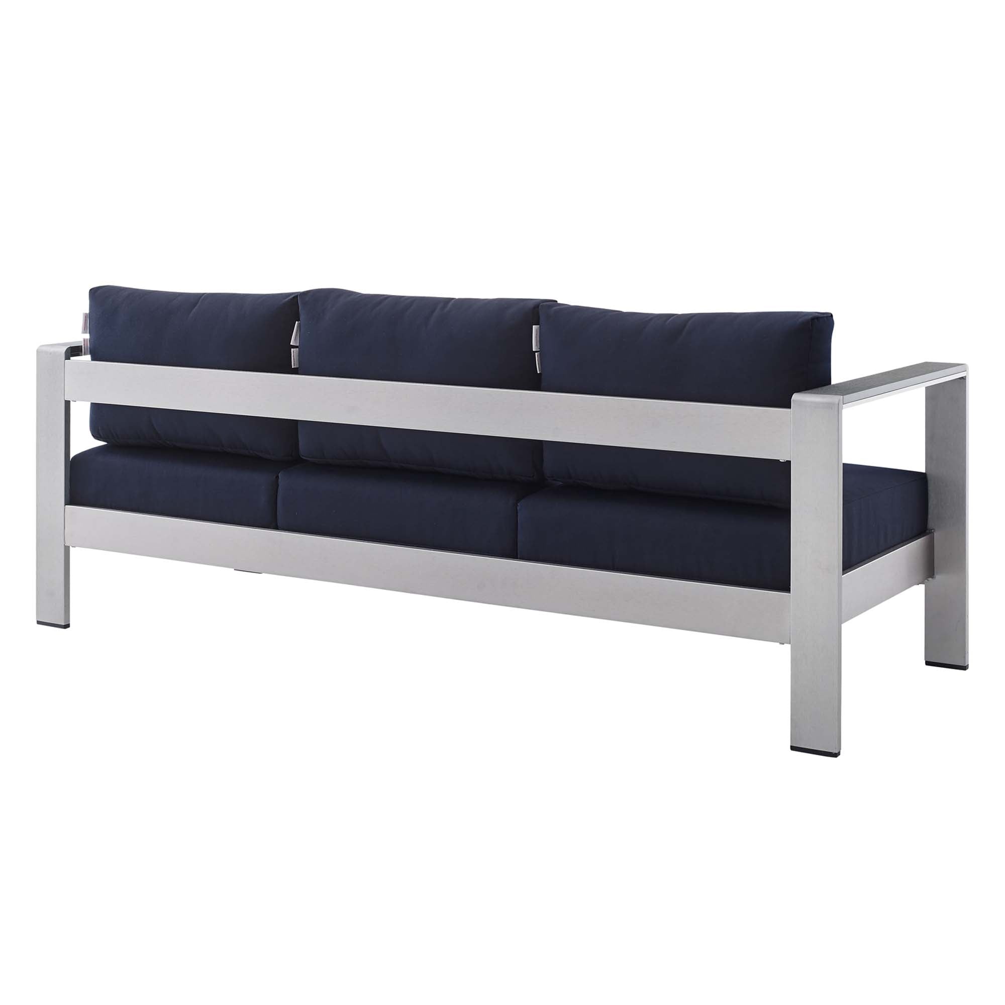 Modway Shore Sunbrella® Fabric Aluminum Outdoor Patio Sofa