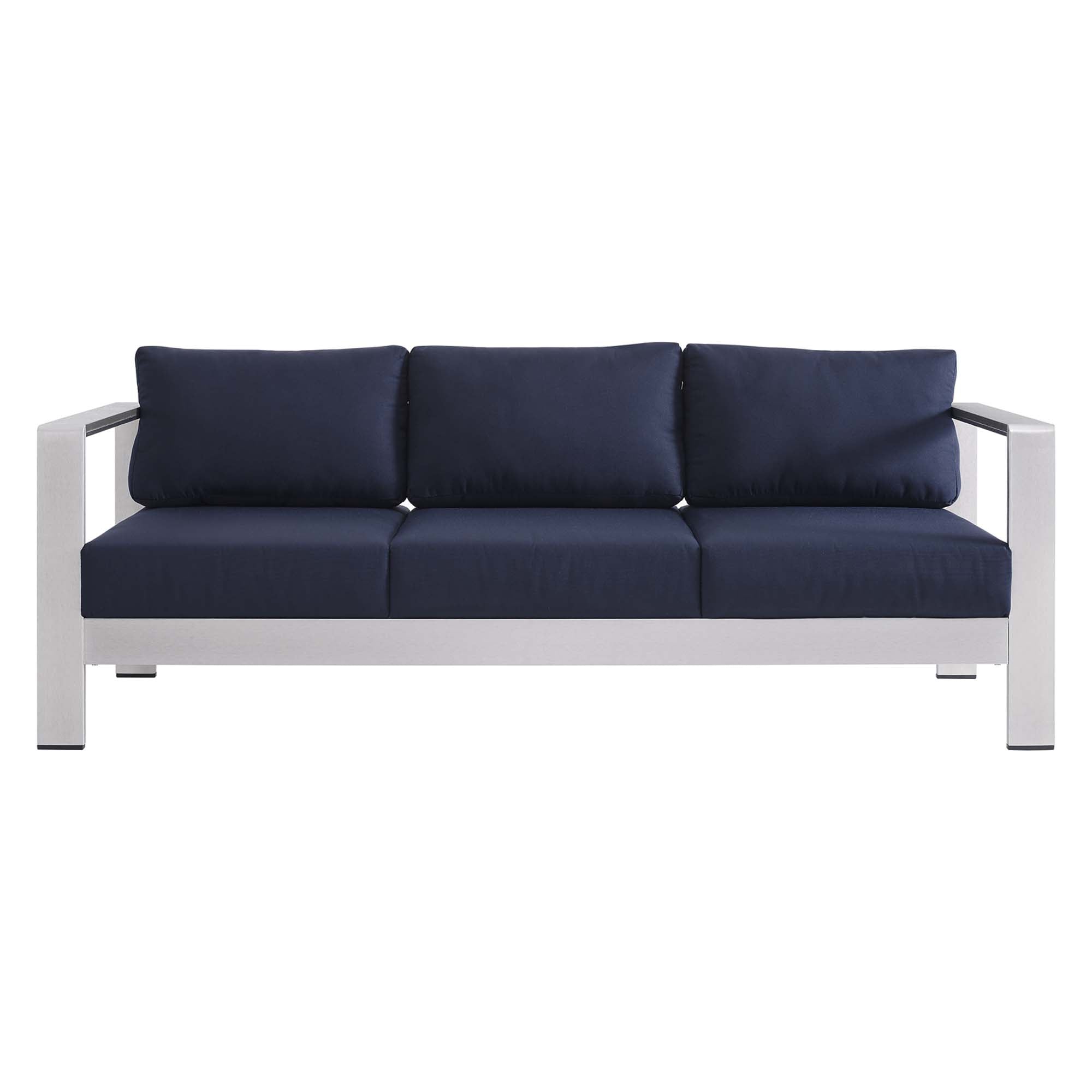 Modway Shore Sunbrella® Fabric Aluminum Outdoor Patio Sofa